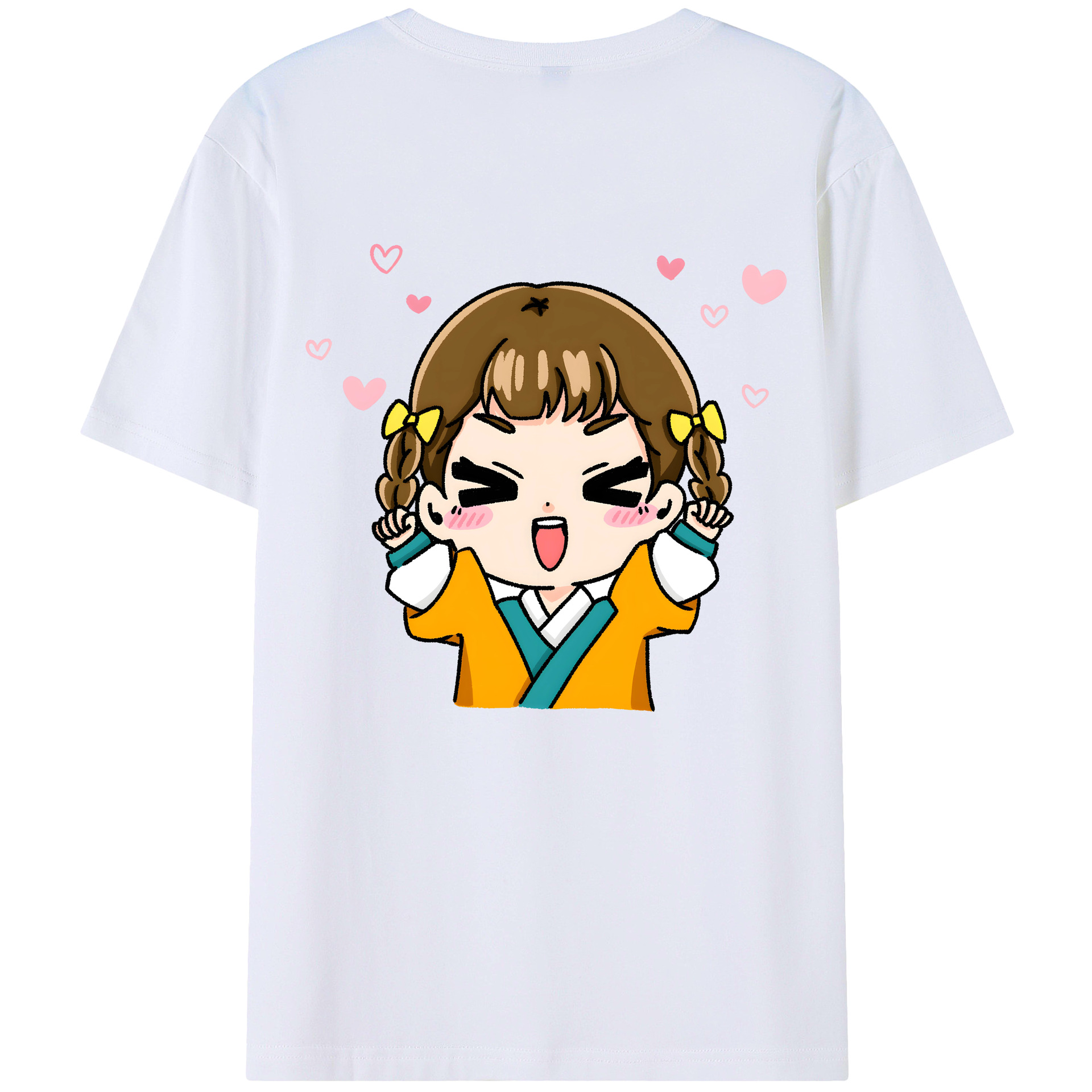 （画像用） 薬屋のひとりごと The Apothecary Diaries 綿100％ メンズ半袖Tシャツ（バックプリント） 通気性