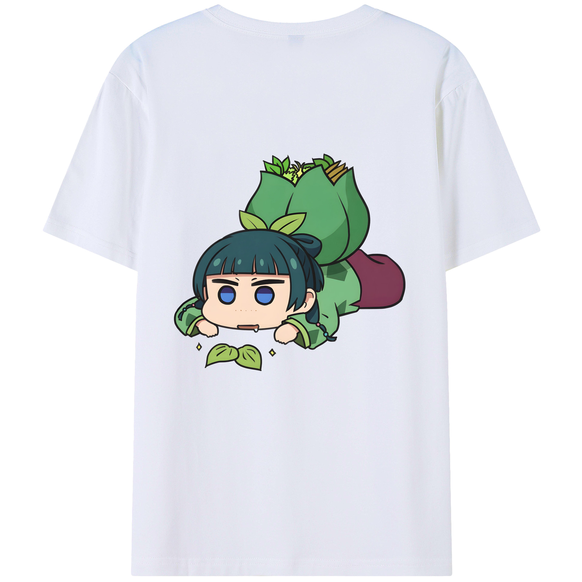（画像用） 薬屋のひとりごと The Apothecary Diaries 綿100％ メンズ半袖Tシャツ（バックプリント） 通気性