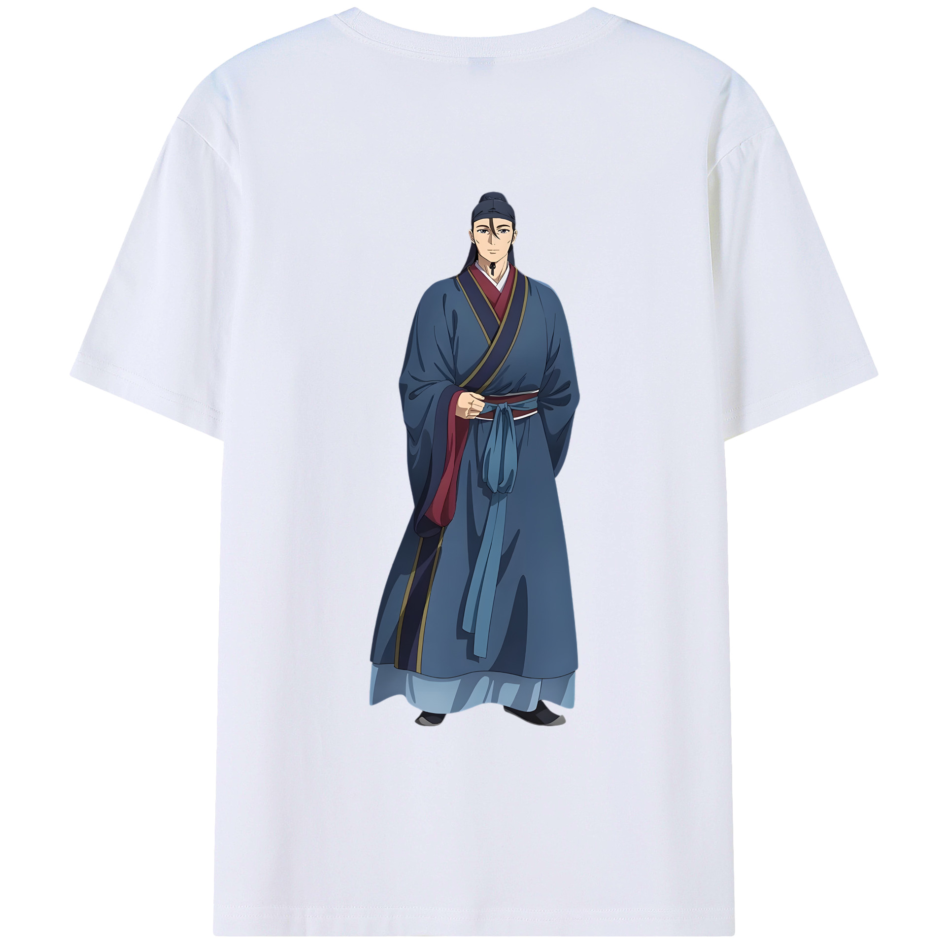 （画像用） 薬屋のひとりごと The Apothecary Diaries 綿100％ メンズ半袖Tシャツ（バックプリント） 通気性