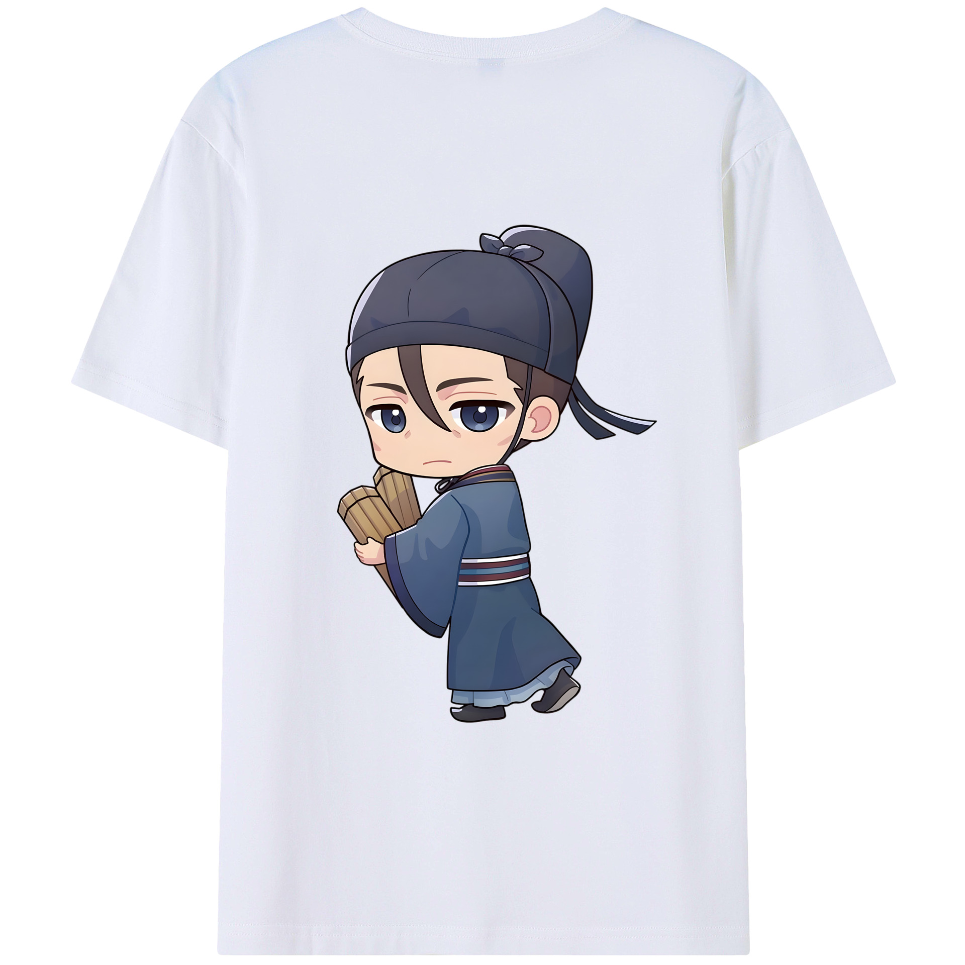 （画像用） 薬屋のひとりごと The Apothecary Diaries 綿100％ メンズ半袖Tシャツ（バックプリント） 通気性