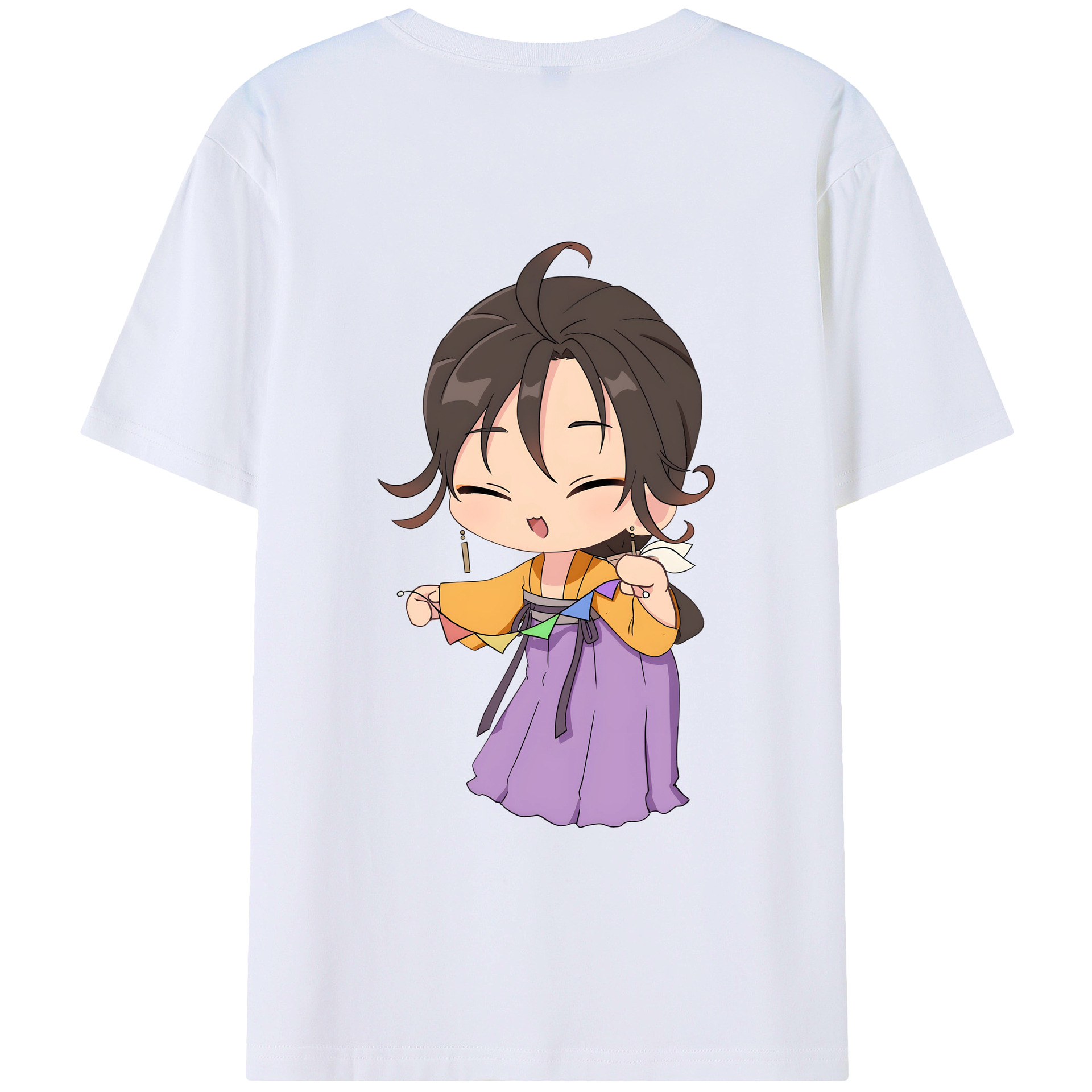 （画像用） 薬屋のひとりごと The Apothecary Diaries 綿100％ メンズ半袖Tシャツ（バックプリント） 通気性