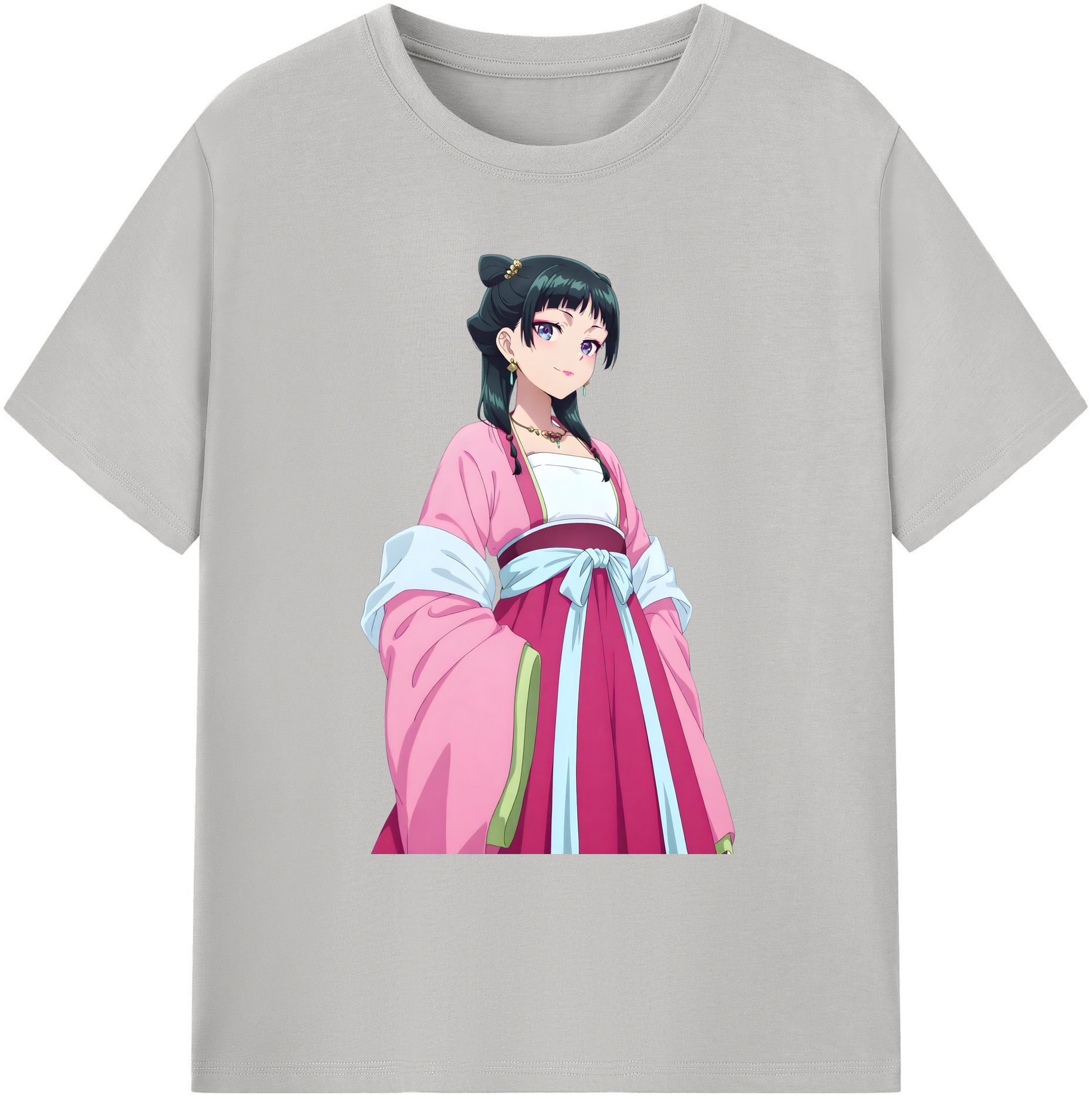 （画像用） 薬屋のひとりごと The Apothecary Diaries 綿100％ メンズ半袖Tシャツ｜肌触りやわらか＆通気性