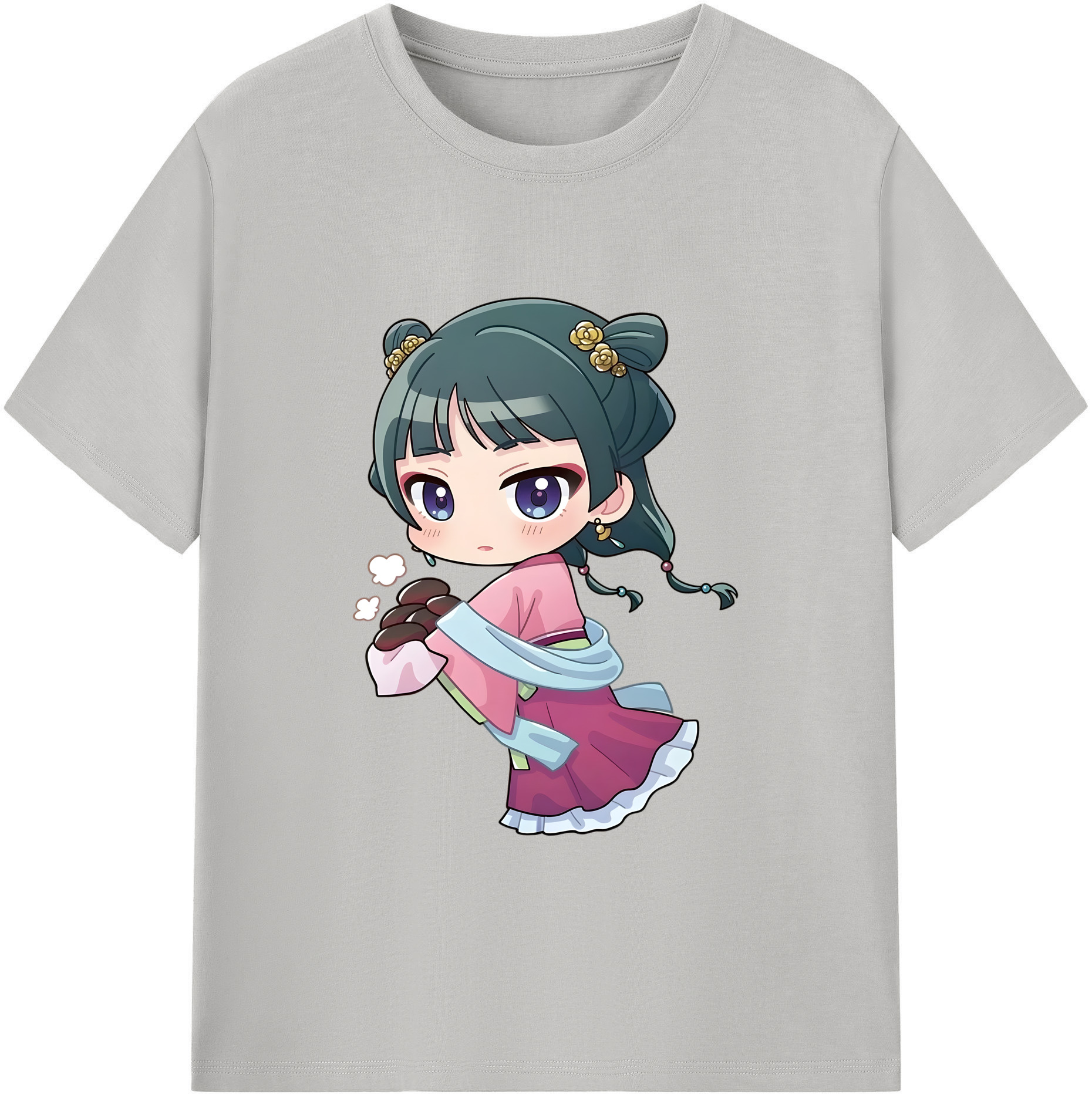 （画像用） 薬屋のひとりごと The Apothecary Diaries 綿100％ メンズ半袖Tシャツ｜肌触りやわらか＆通気性