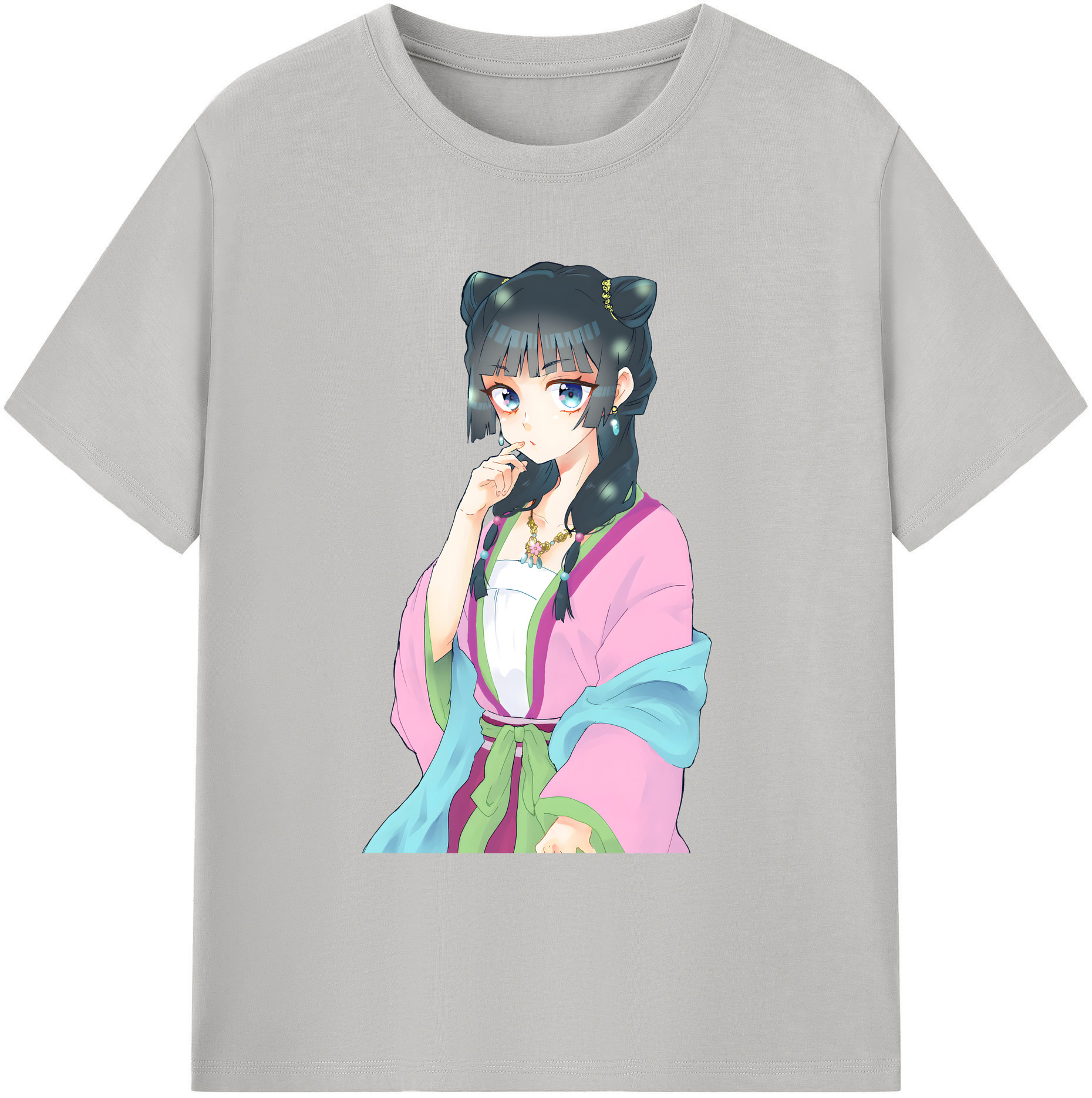 （画像用） 薬屋のひとりごと The Apothecary Diaries 綿100％ メンズ半袖Tシャツ｜肌触りやわらか＆通気性