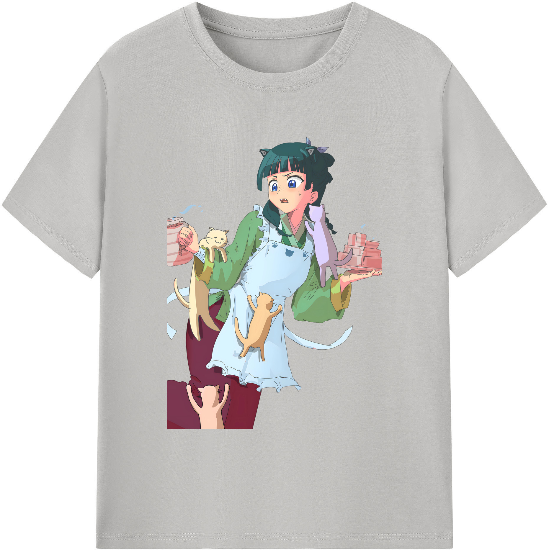 （画像用） 薬屋のひとりごと The Apothecary Diaries 綿100％ メンズ半袖Tシャツ｜肌触りやわらか＆通気性