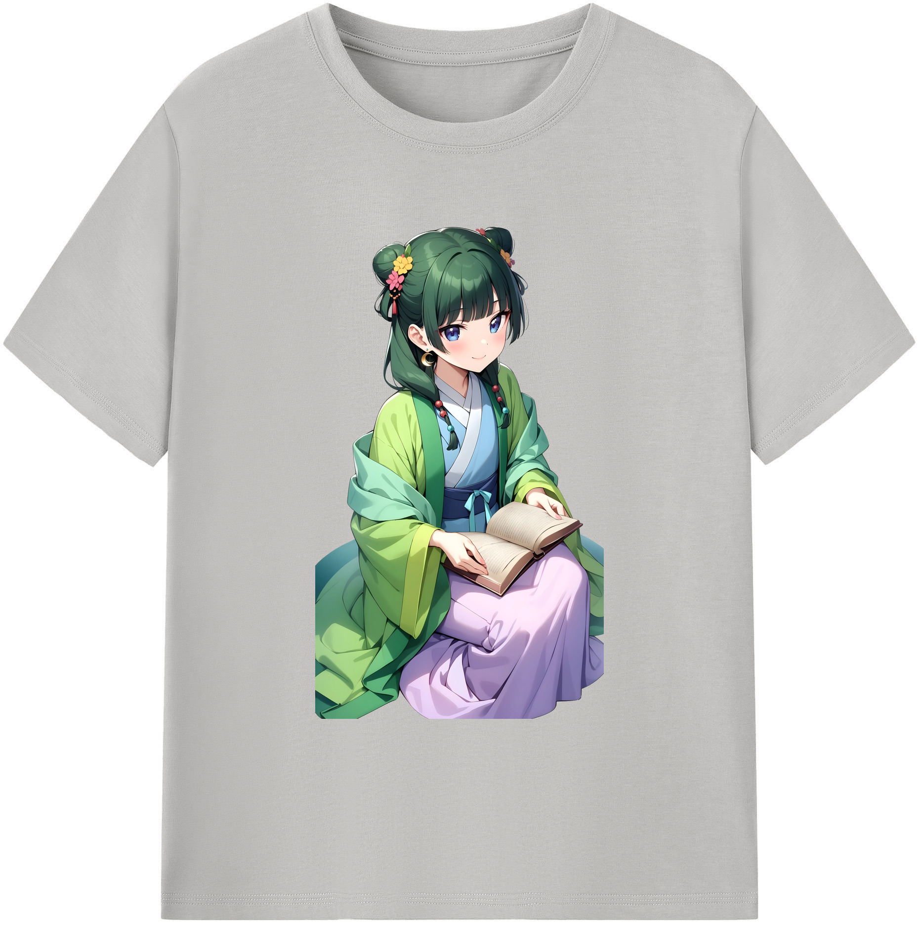 （画像用） 薬屋のひとりごと The Apothecary Diaries 綿100％ メンズ半袖Tシャツ｜肌触りやわらか＆通気性