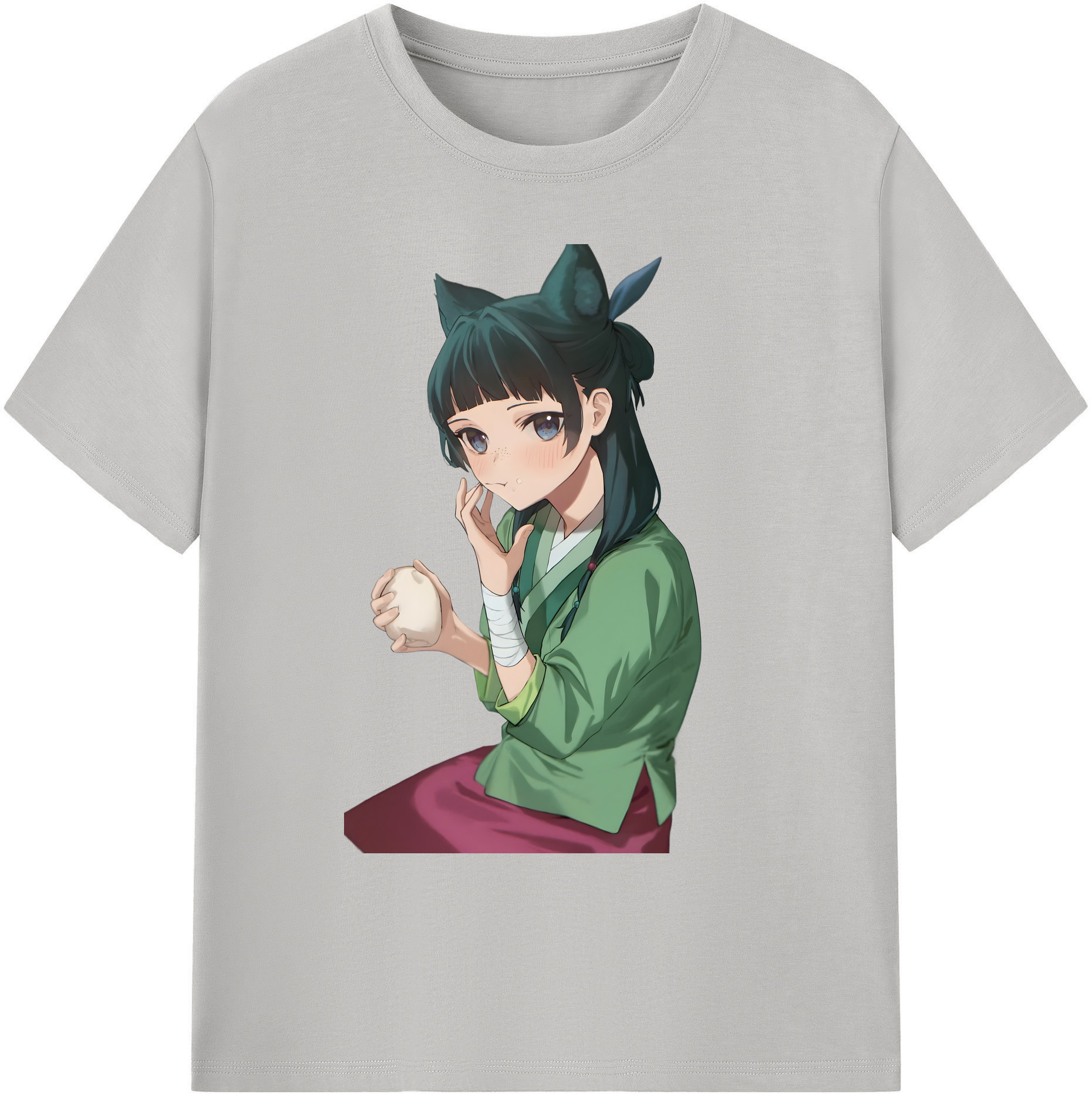 （画像用） 薬屋のひとりごと The Apothecary Diaries 綿100％ メンズ半袖Tシャツ｜肌触りやわらか＆通気性