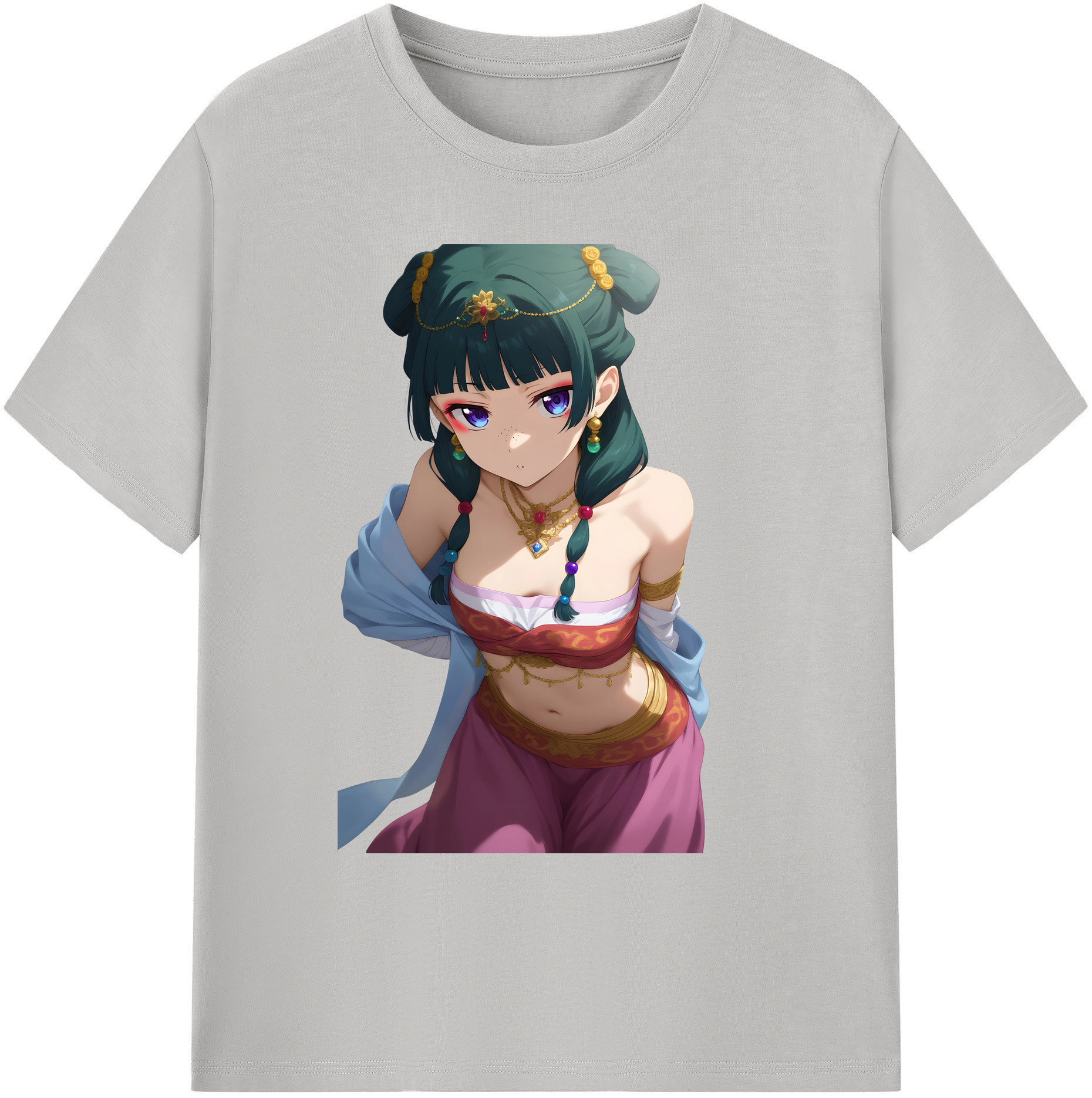 （画像用） 薬屋のひとりごと The Apothecary Diaries 綿100％ メンズ半袖Tシャツ｜肌触りやわらか＆通気性
