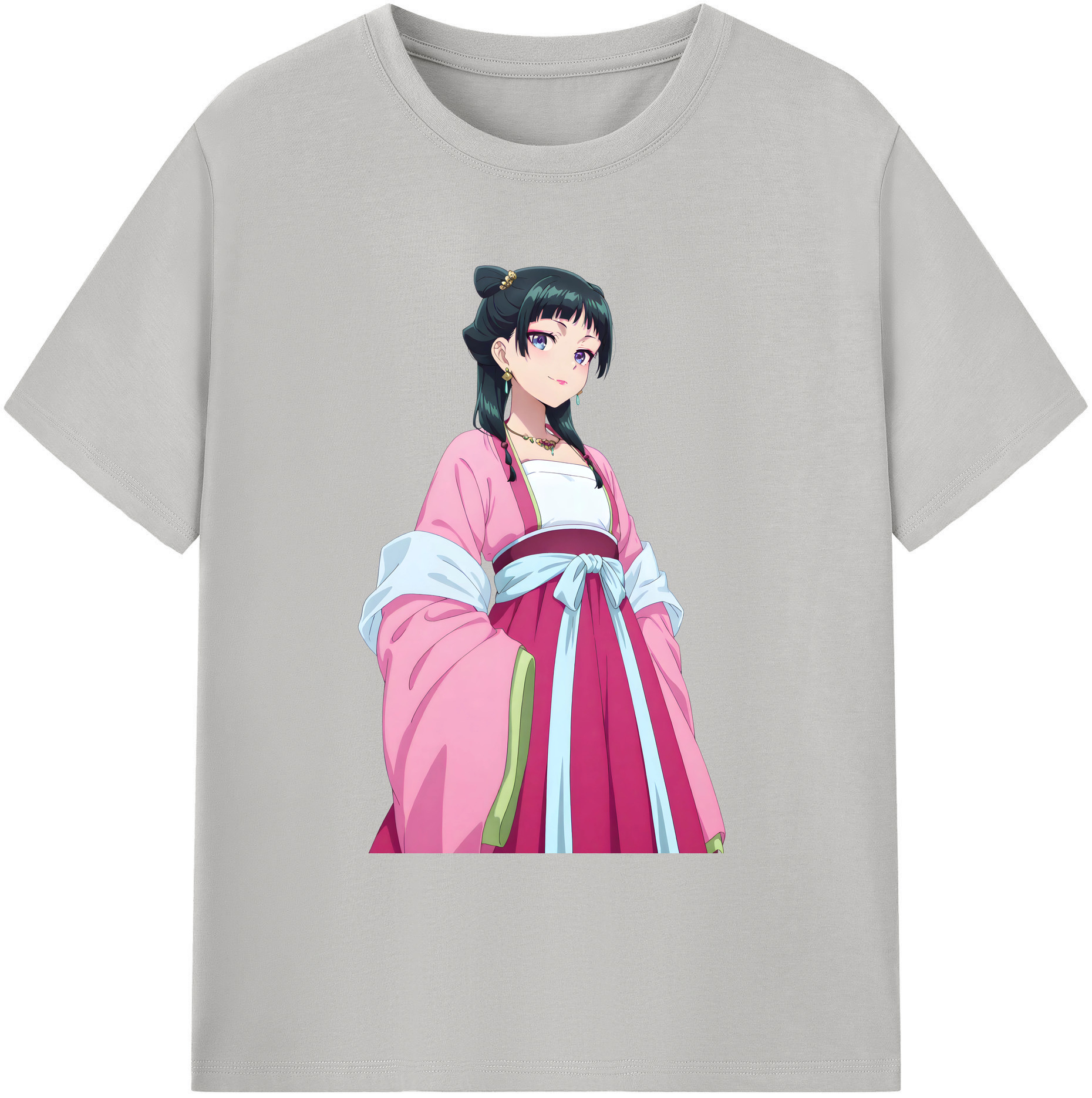 （画像用） 薬屋のひとりごと The Apothecary Diaries 綿100％ メンズ半袖Tシャツ｜肌触りやわらか＆通気性