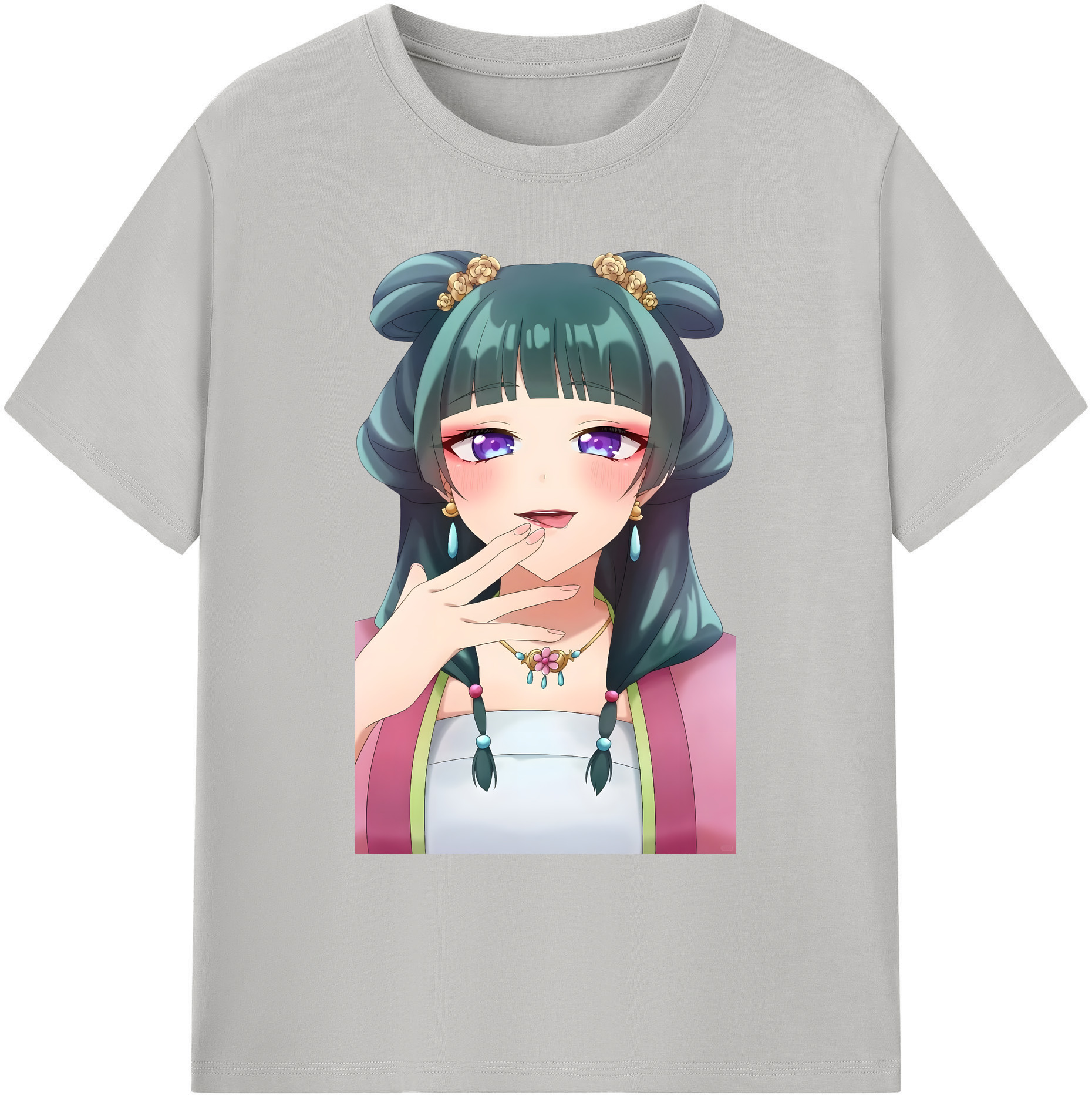 （画像用） 薬屋のひとりごと The Apothecary Diaries 綿100％ メンズ半袖Tシャツ｜肌触りやわらか＆通気性