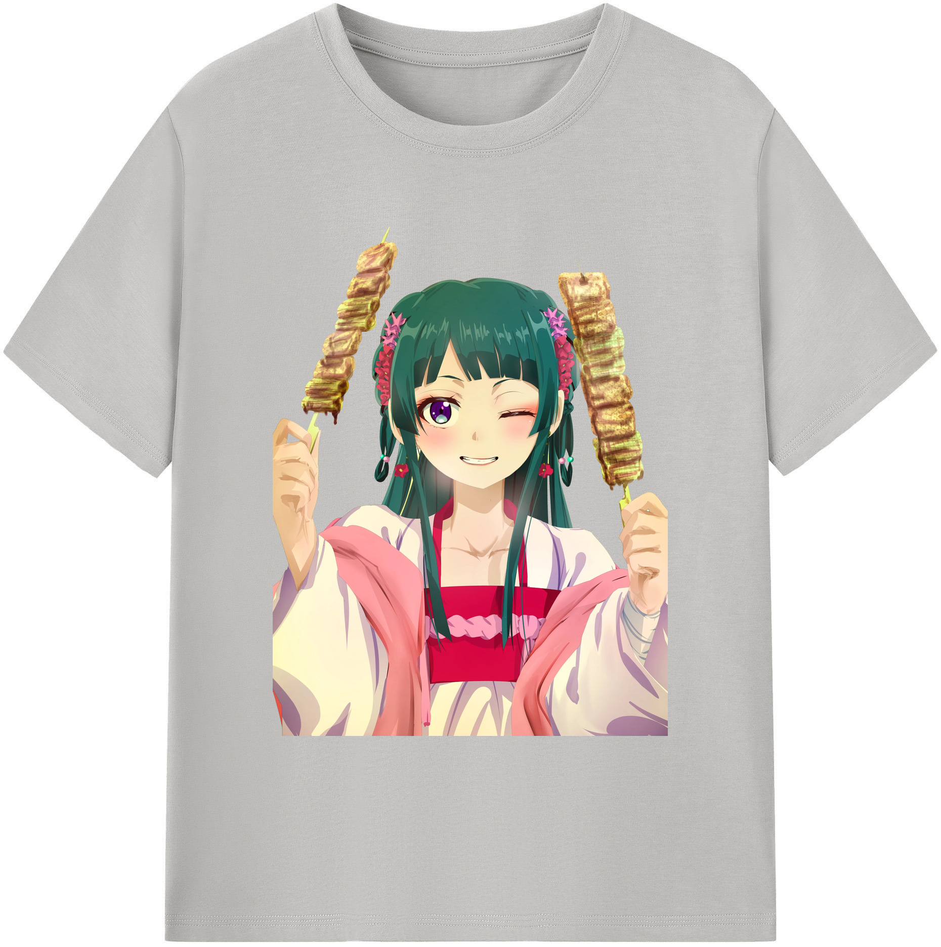 （画像用） 薬屋のひとりごと The Apothecary Diaries 綿100％ メンズ半袖Tシャツ｜肌触りやわらか＆通気性