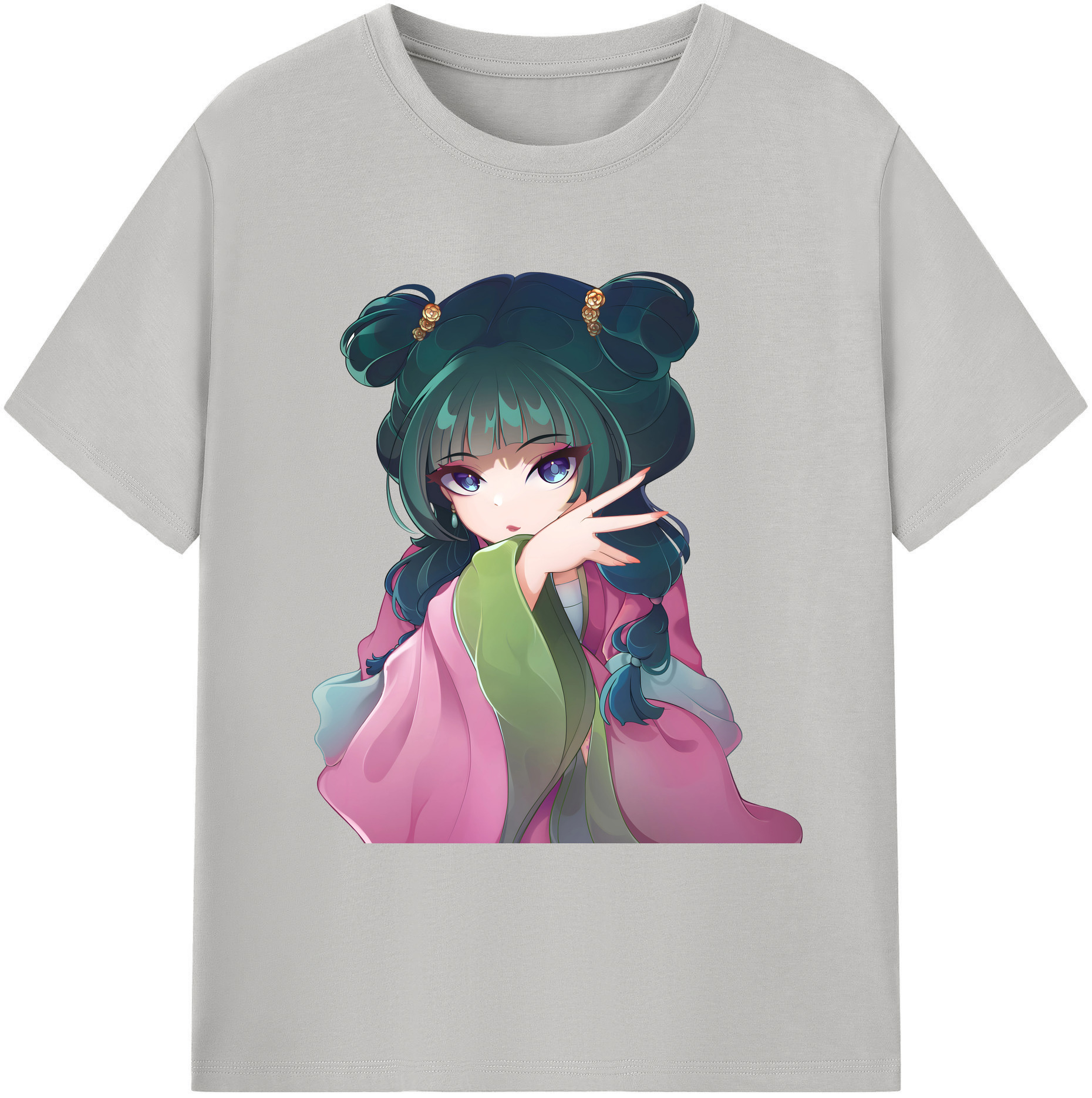 （画像用） 薬屋のひとりごと The Apothecary Diaries 綿100％ メンズ半袖Tシャツ｜肌触りやわらか＆通気性