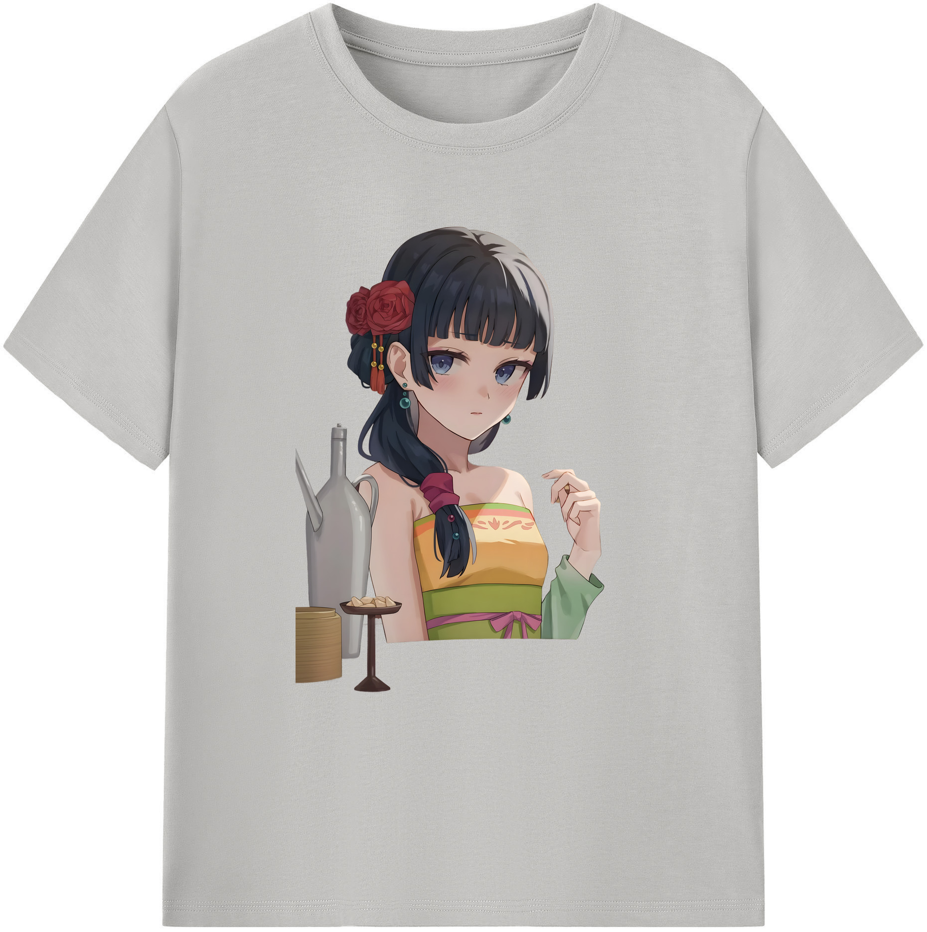 （画像用） 薬屋のひとりごと The Apothecary Diaries 綿100％ メンズ半袖Tシャツ｜肌触りやわらか＆通気性
