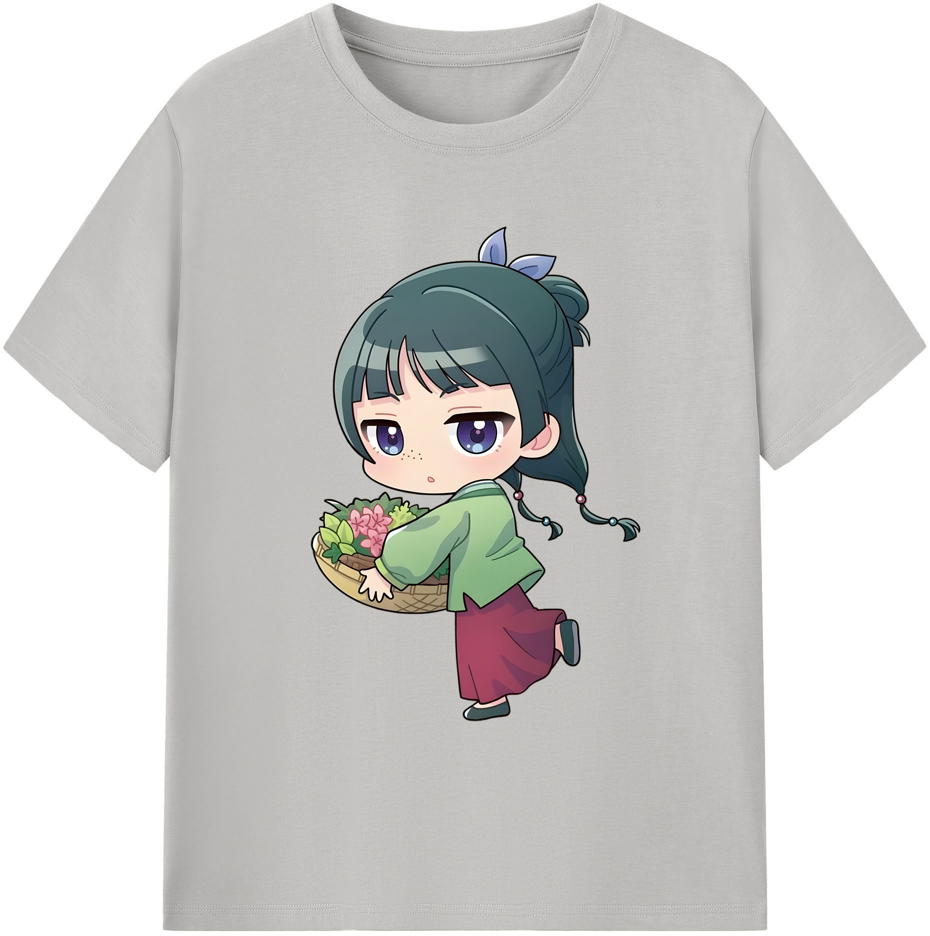 （画像用） 薬屋のひとりごと The Apothecary Diaries 綿100％ メンズ半袖Tシャツ｜肌触りやわらか＆通気性