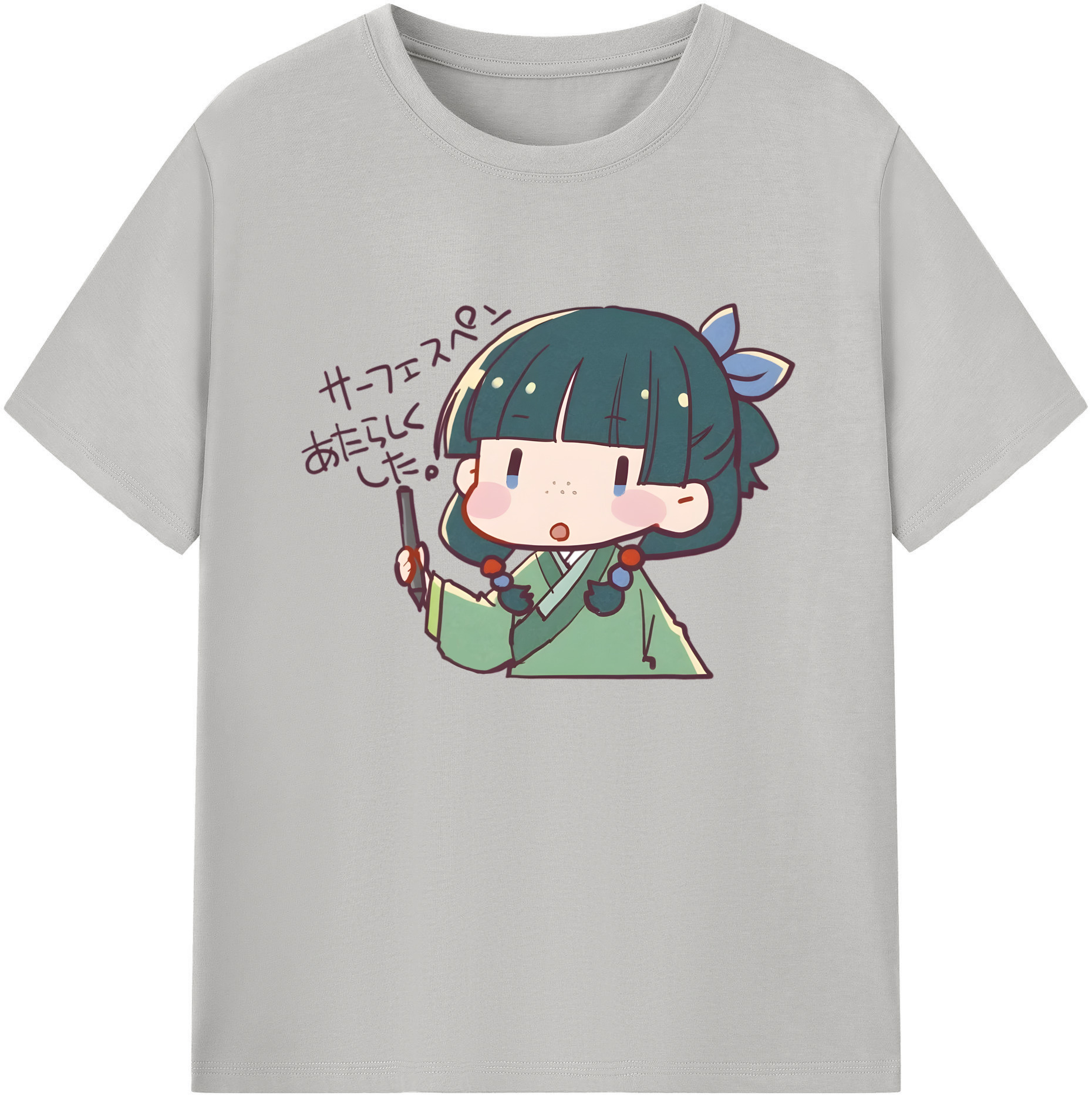 （画像用） 薬屋のひとりごと The Apothecary Diaries 綿100％ メンズ半袖Tシャツ｜肌触りやわらか＆通気性