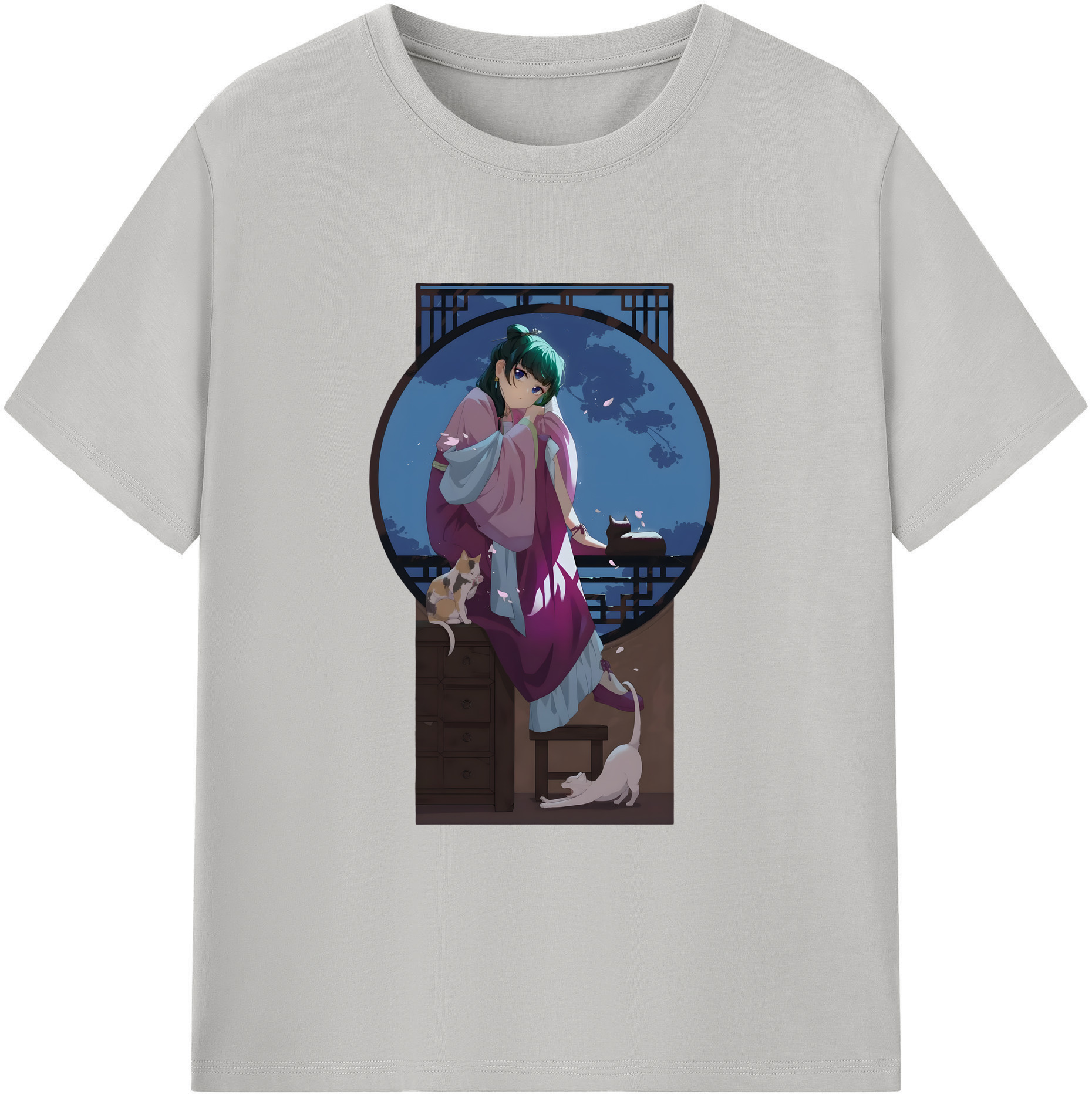 （画像用） 薬屋のひとりごと The Apothecary Diaries 綿100％ メンズ半袖Tシャツ｜肌触りやわらか＆通気性