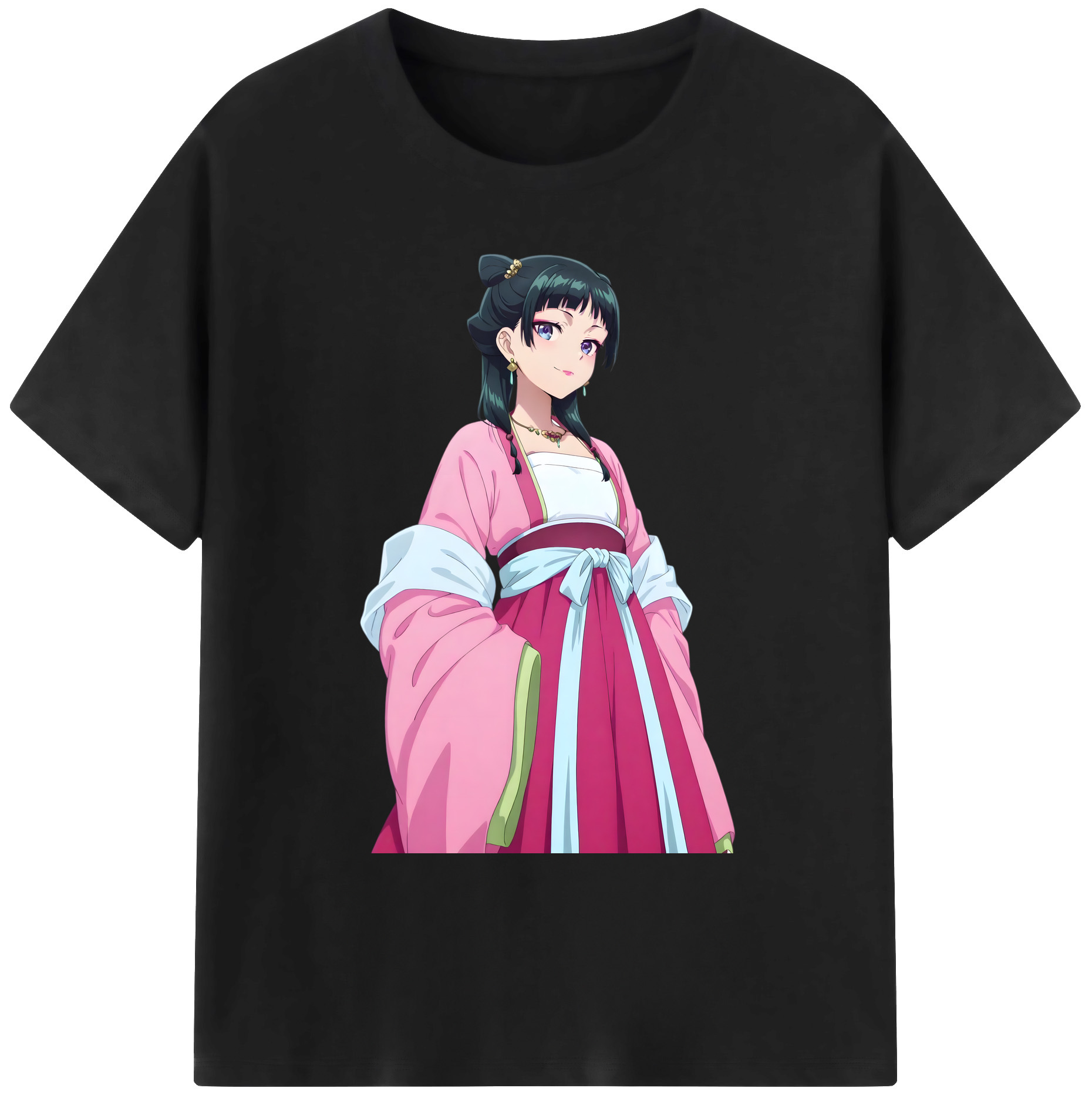 （画像用） 薬屋のひとりごと The Apothecary Diaries 綿100％ メンズ半袖Tシャツ｜肌触りやわらか＆通気性