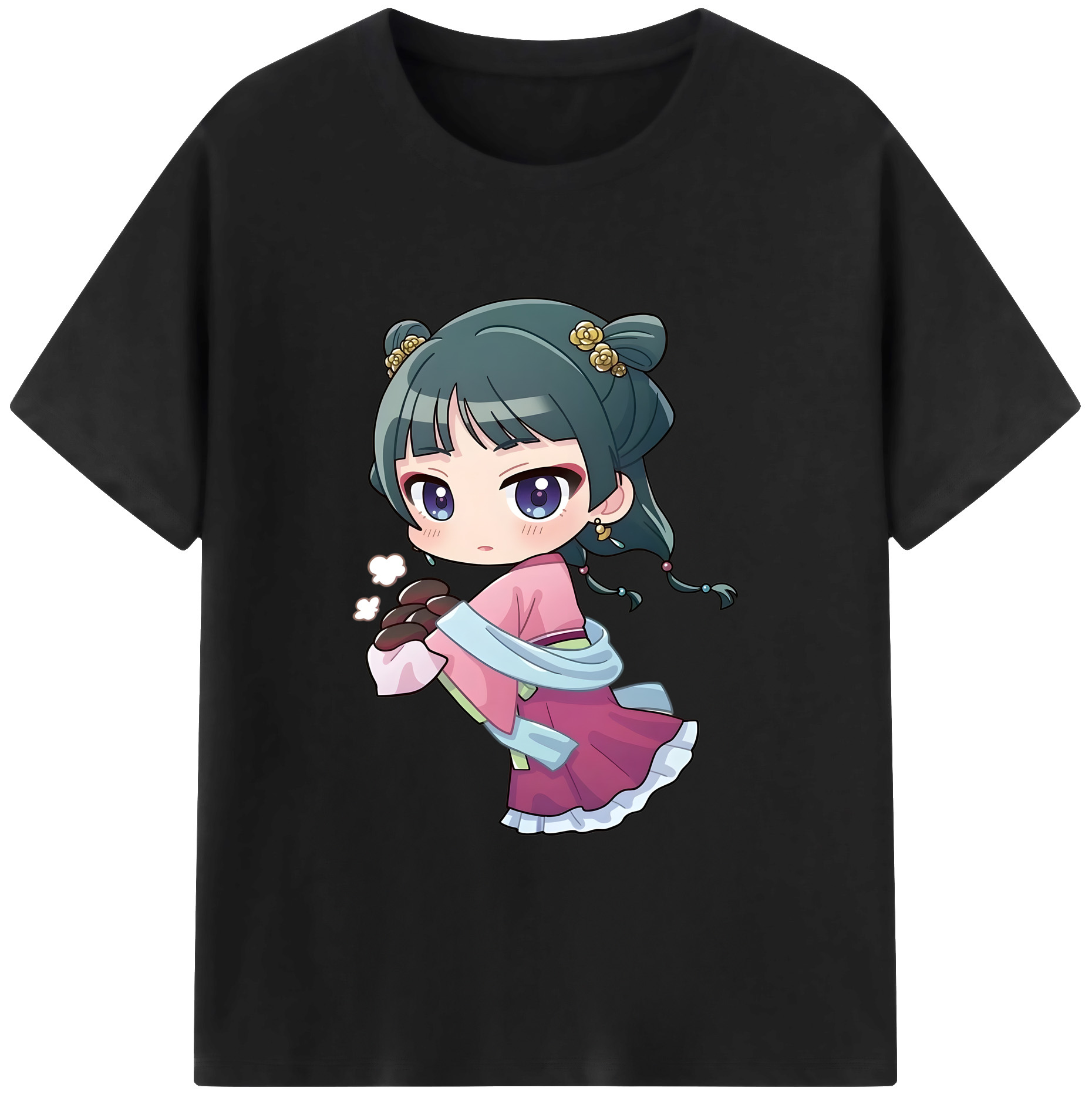 （画像用） 薬屋のひとりごと The Apothecary Diaries 綿100％ メンズ半袖Tシャツ｜肌触りやわらか＆通気性
