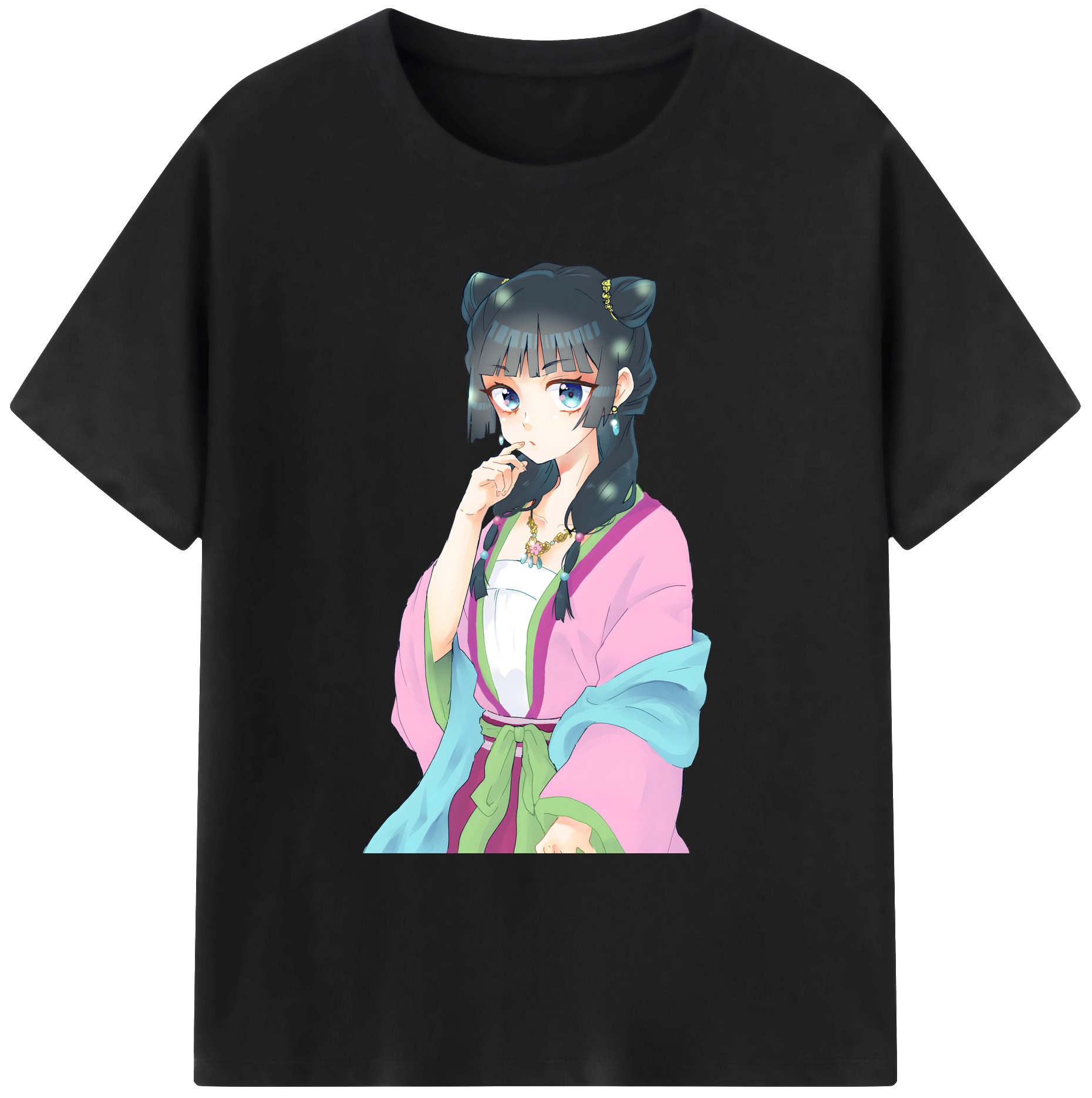 （画像用） 薬屋のひとりごと The Apothecary Diaries 綿100％ メンズ半袖Tシャツ｜肌触りやわらか＆通気性