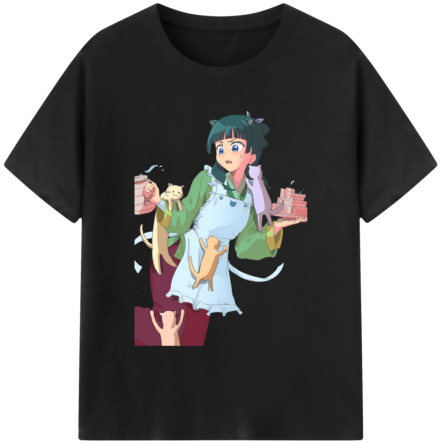 （画像用） 薬屋のひとりごと The Apothecary Diaries 綿100％ メンズ半袖Tシャツ｜肌触りやわらか＆通気性