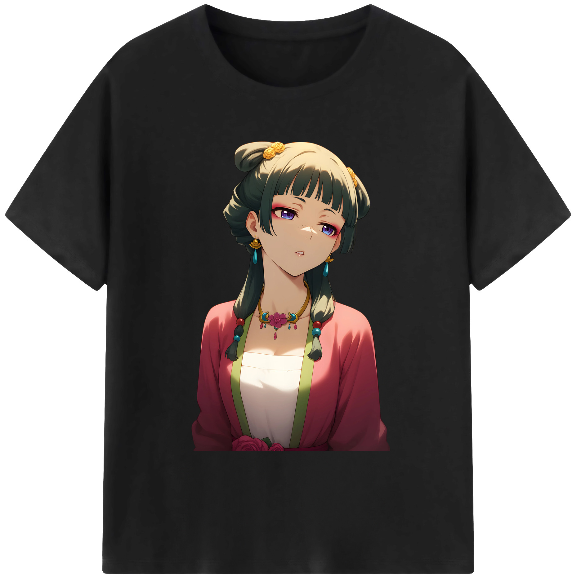 （画像用） 薬屋のひとりごと The Apothecary Diaries 綿100％ メンズ半袖Tシャツ｜肌触りやわらか＆通気性