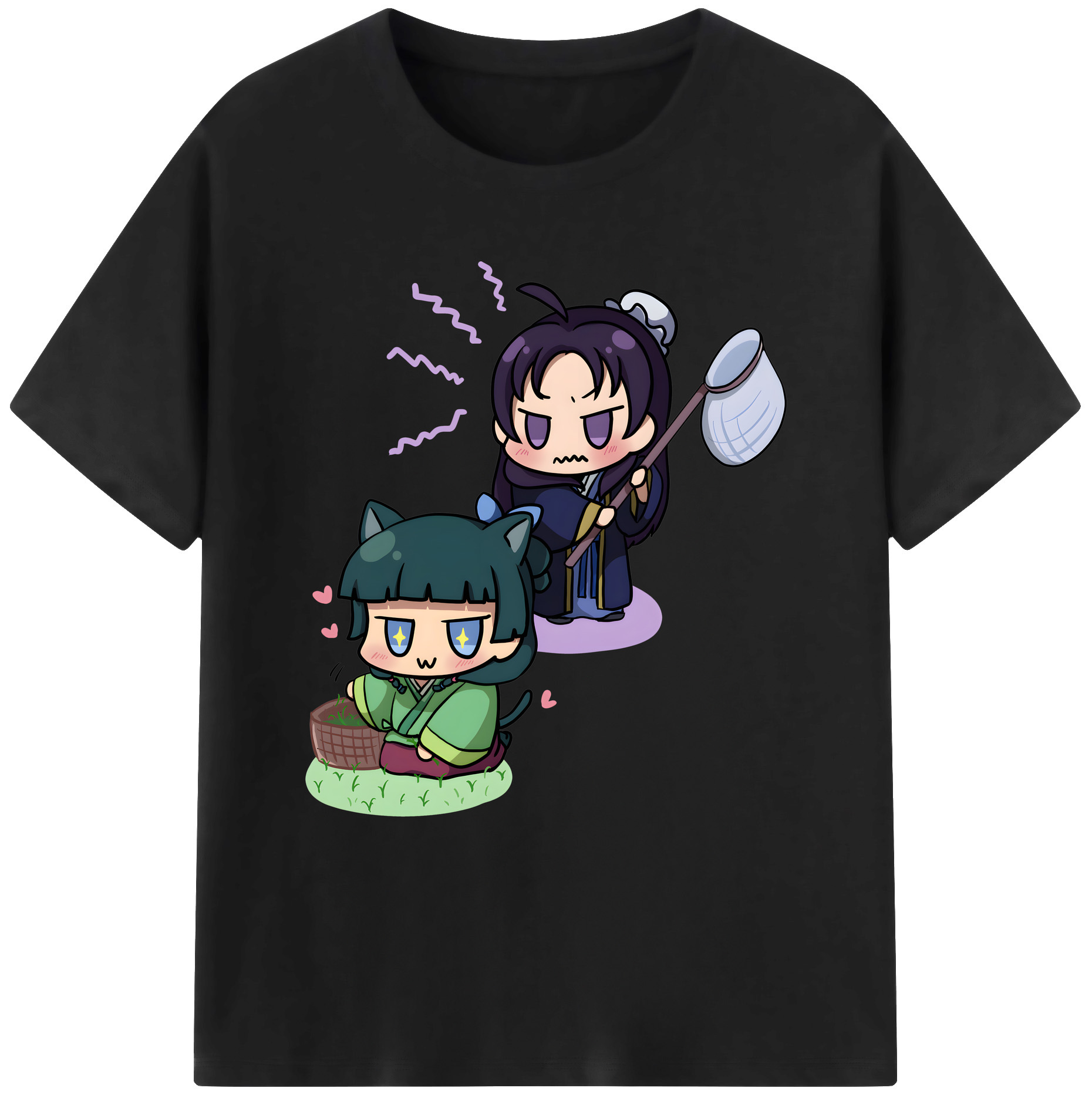 （画像用） 薬屋のひとりごと The Apothecary Diaries 綿100％ メンズ半袖Tシャツ｜肌触りやわらか＆通気性