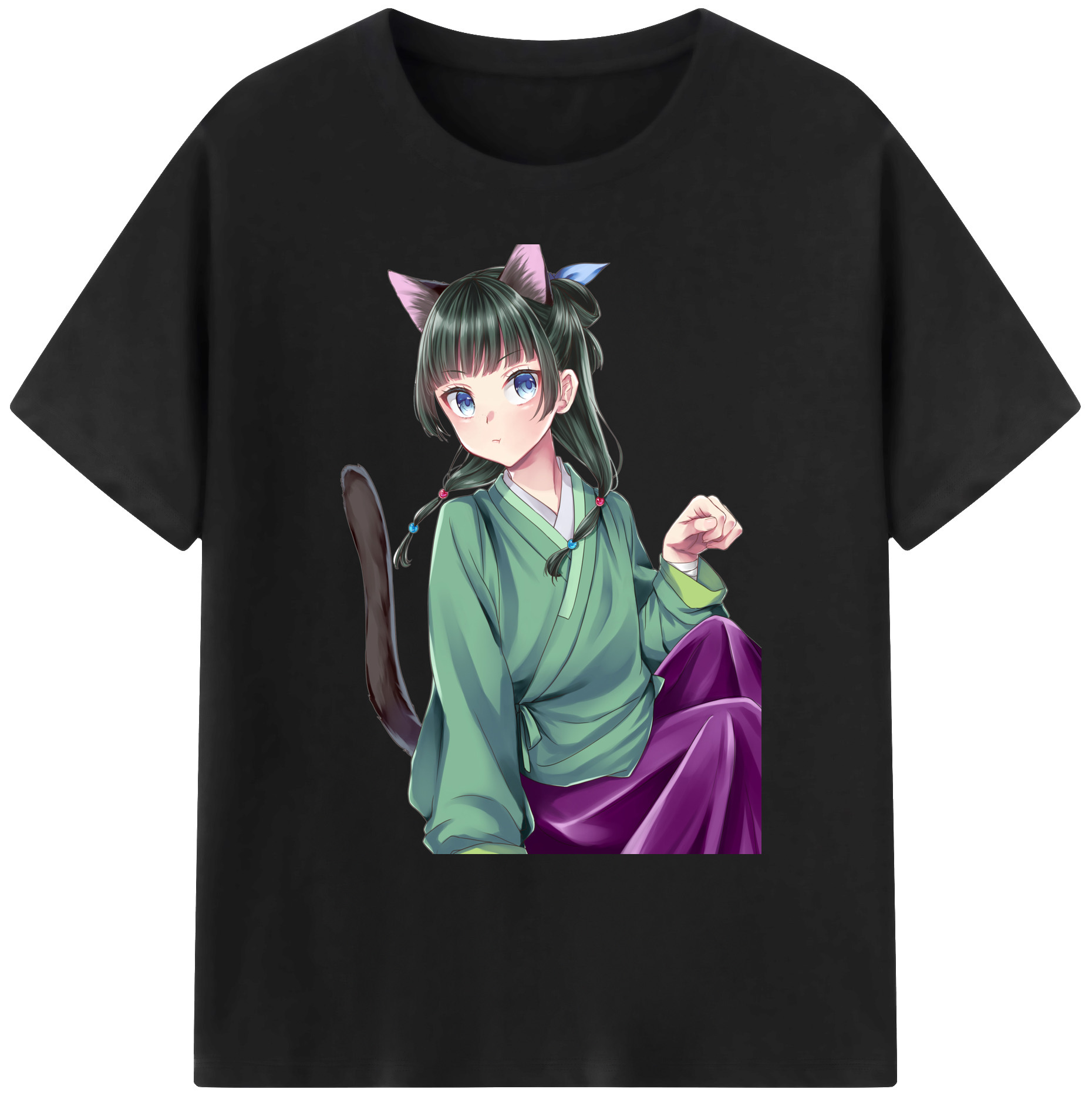 （画像用） 薬屋のひとりごと The Apothecary Diaries 綿100％ メンズ半袖Tシャツ｜肌触りやわらか＆通気性