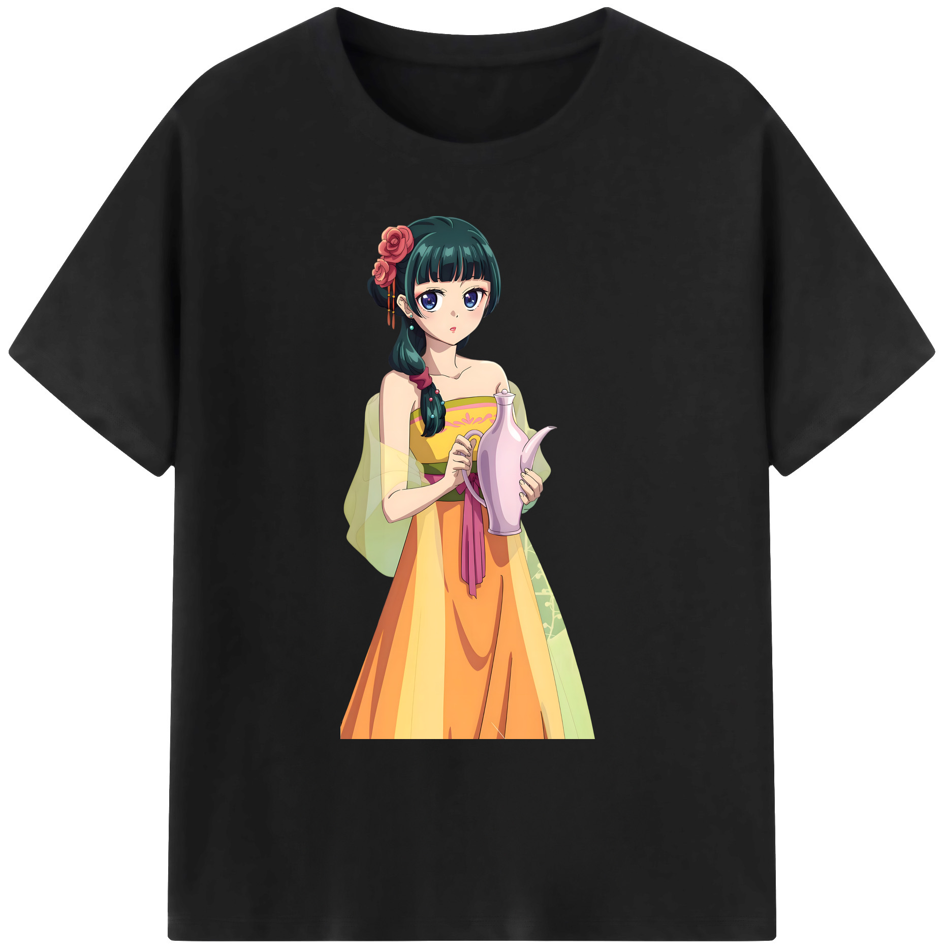 （画像用） 薬屋のひとりごと The Apothecary Diaries 綿100％ メンズ半袖Tシャツ｜肌触りやわらか＆通気性