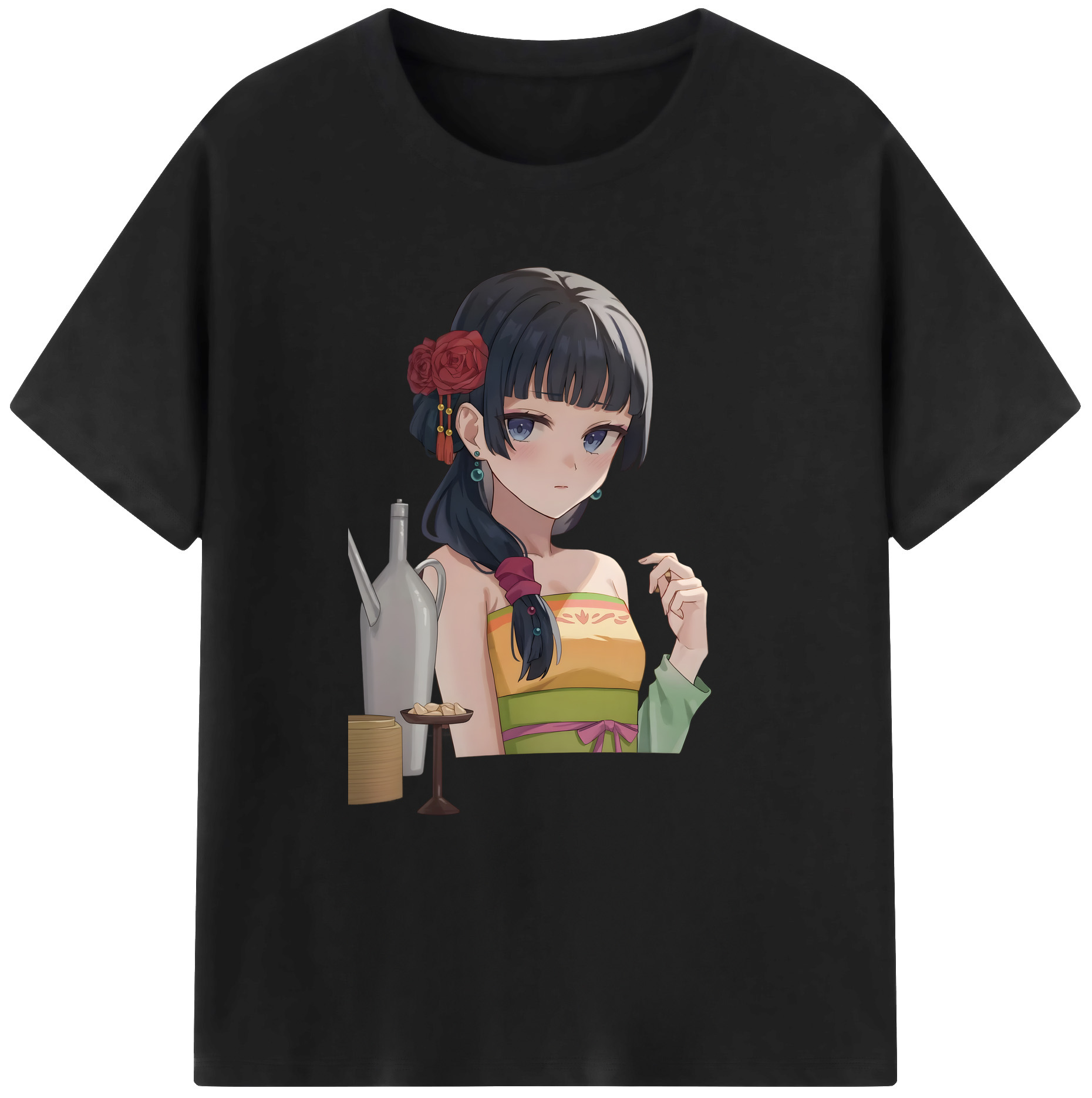 （画像用） 薬屋のひとりごと The Apothecary Diaries 綿100％ メンズ半袖Tシャツ｜肌触りやわらか＆通気性