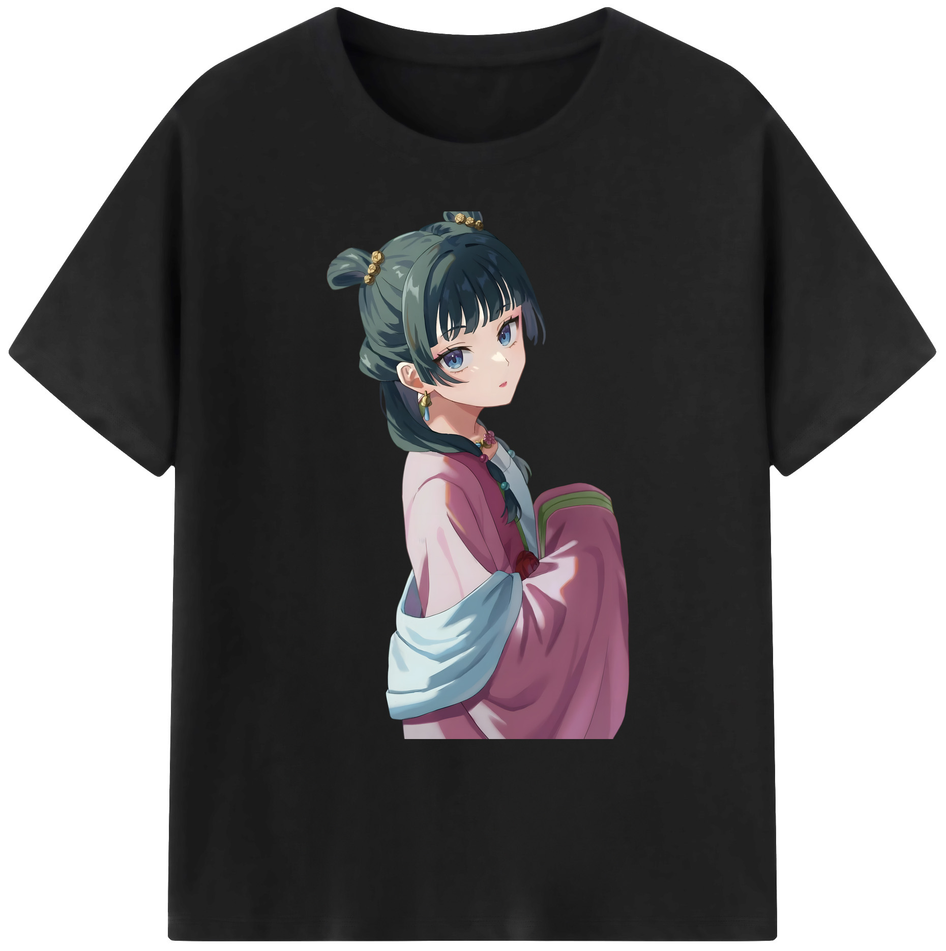 （画像用） 薬屋のひとりごと The Apothecary Diaries 綿100％ メンズ半袖Tシャツ｜肌触りやわらか＆通気性