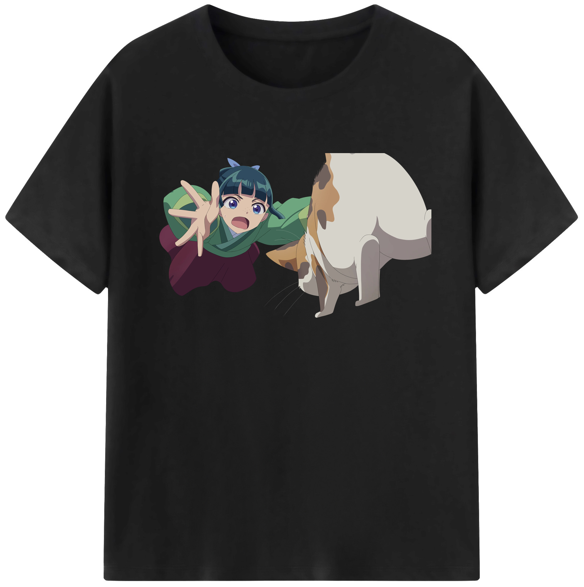 （画像用） 薬屋のひとりごと The Apothecary Diaries 綿100％ メンズ半袖Tシャツ｜肌触りやわらか＆通気性