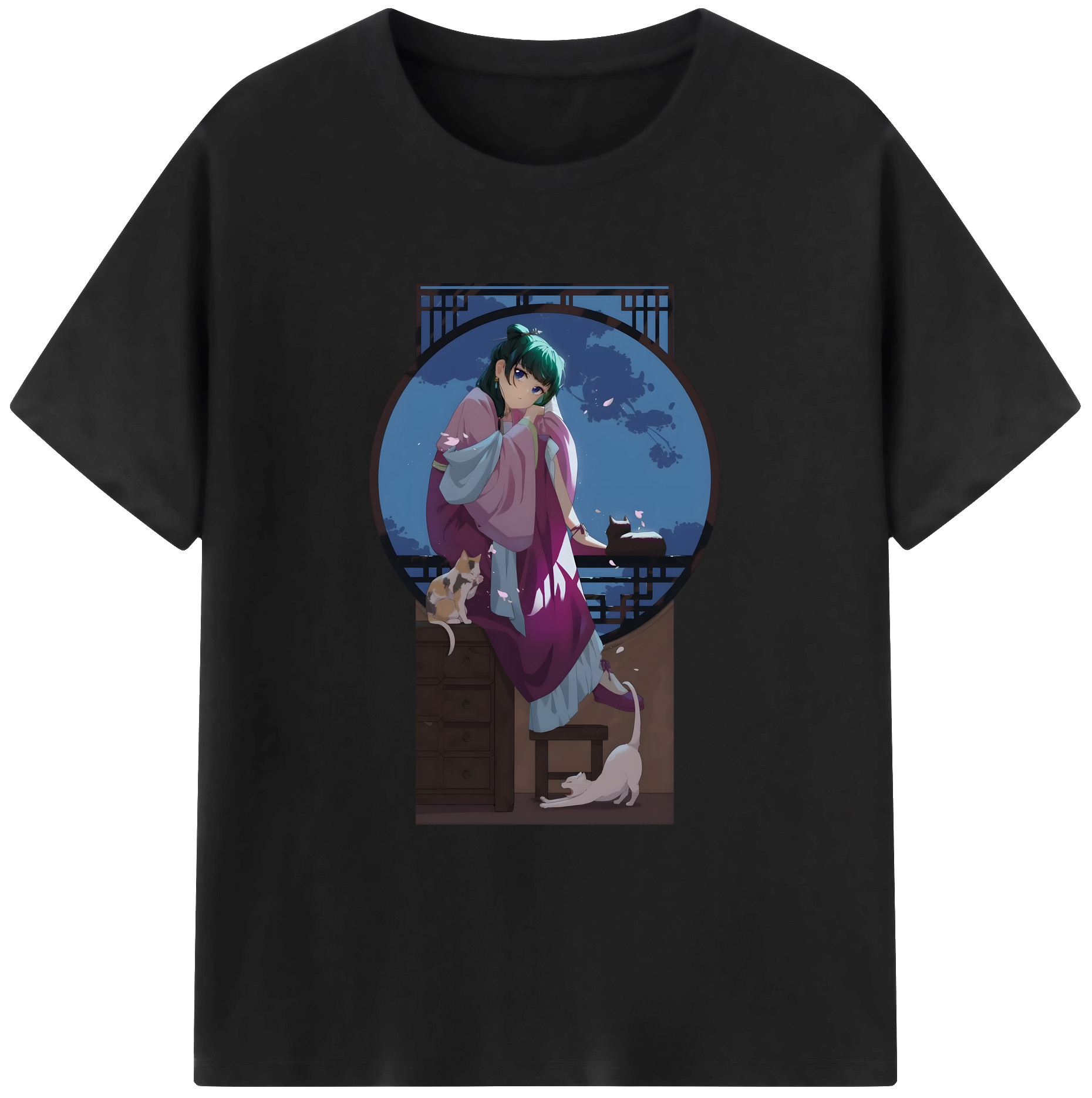 （画像用） 薬屋のひとりごと The Apothecary Diaries 綿100％ メンズ半袖Tシャツ｜肌触りやわらか＆通気性