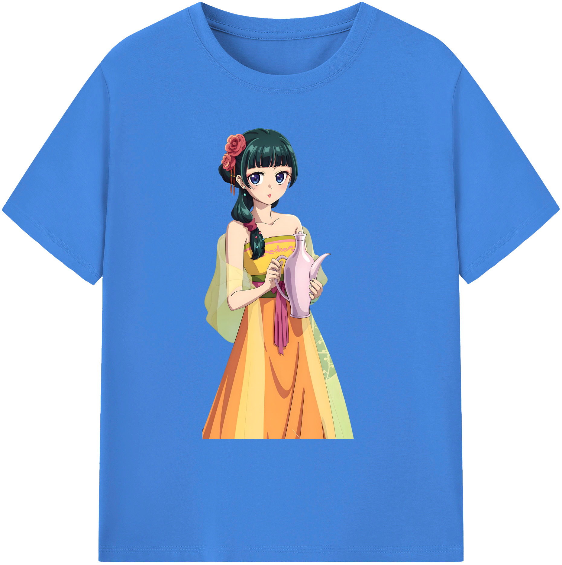 （画像用） 薬屋のひとりごと The Apothecary Diaries 綿100％ メンズ半袖Tシャツ｜肌触りやわらか＆通気性