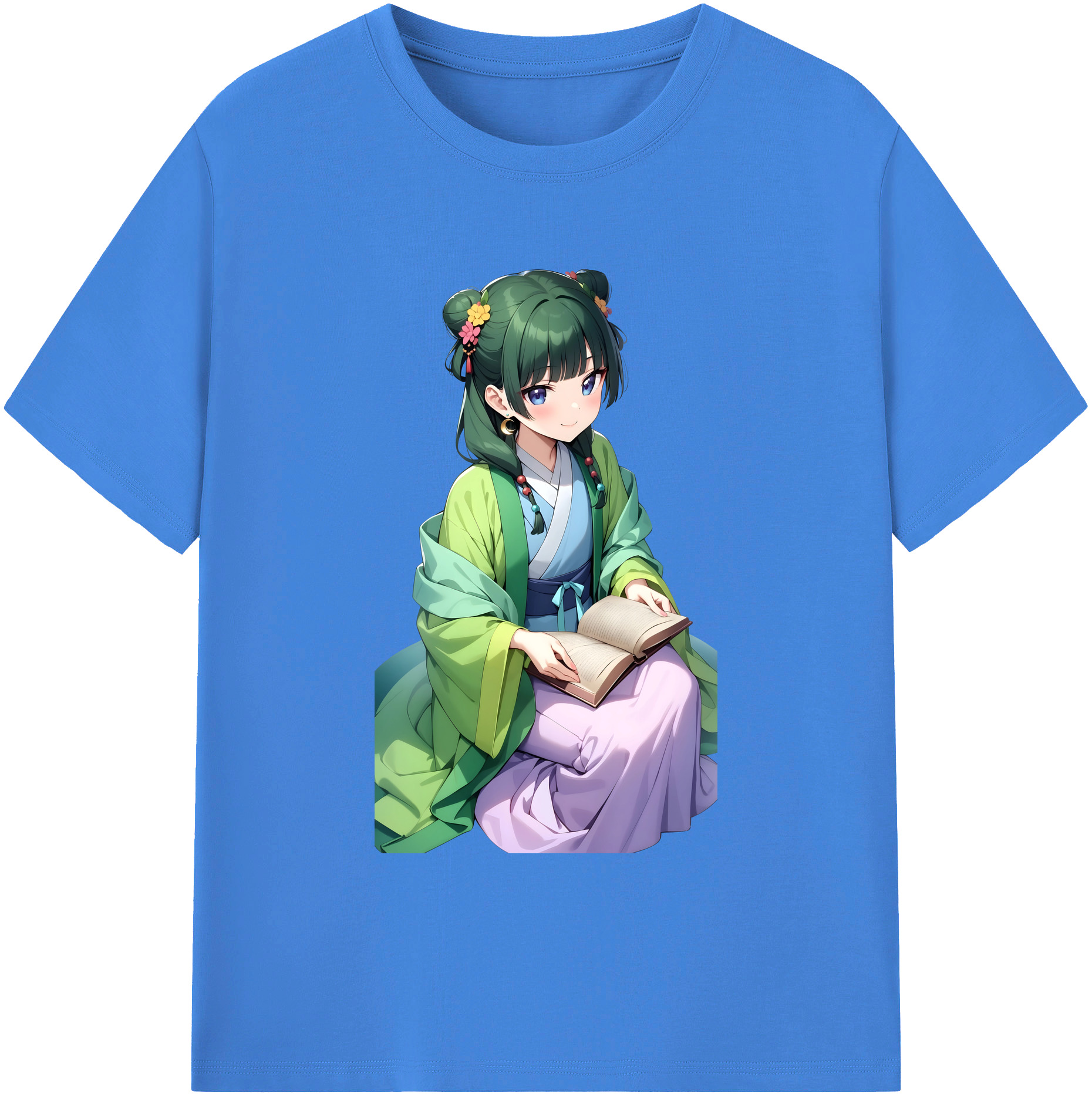 （画像用） 薬屋のひとりごと The Apothecary Diaries 綿100％ メンズ半袖Tシャツ｜肌触りやわらか＆通気性