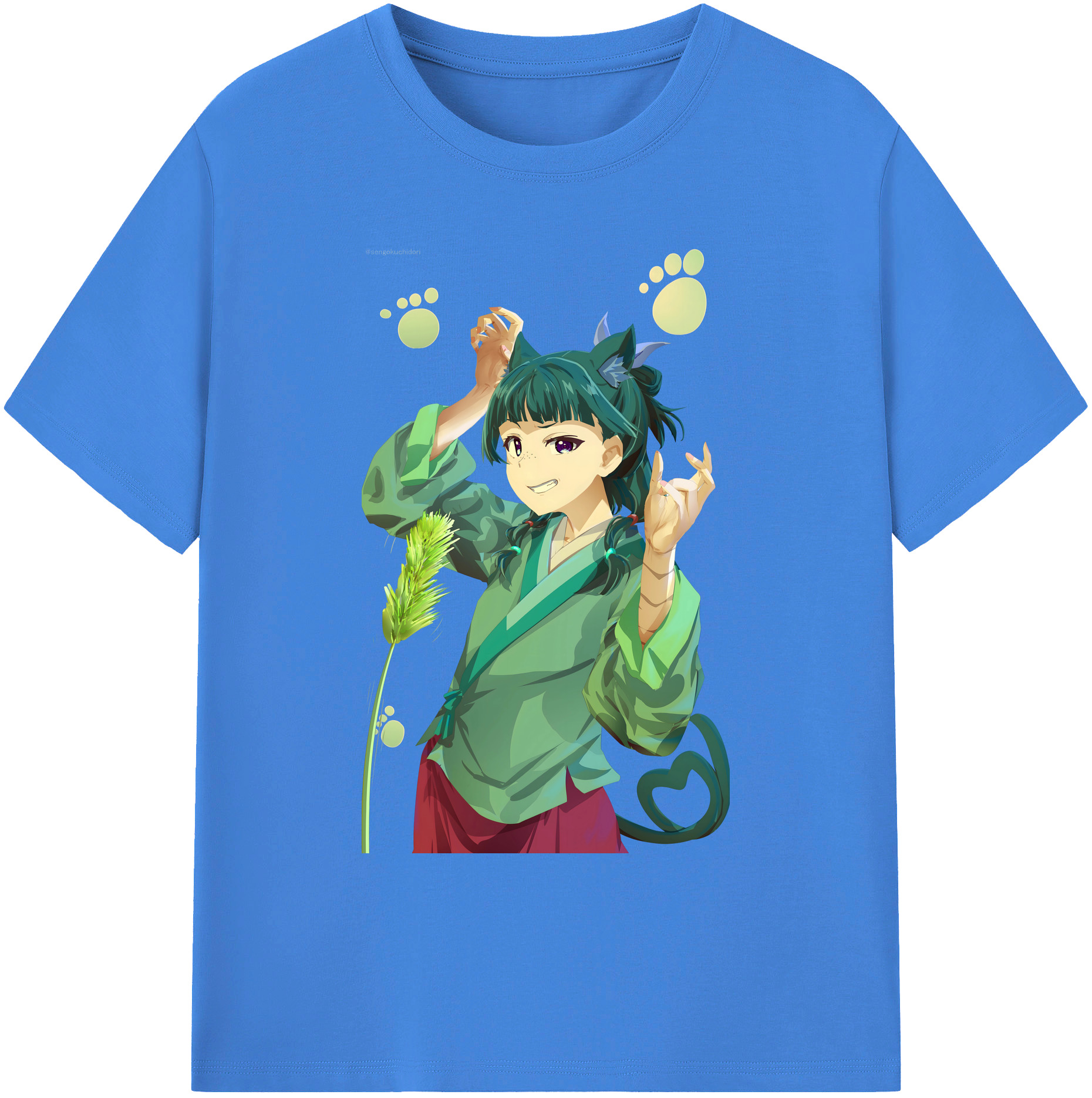 （画像用） 薬屋のひとりごと The Apothecary Diaries 綿100％ メンズ半袖Tシャツ｜肌触りやわらか＆通気性