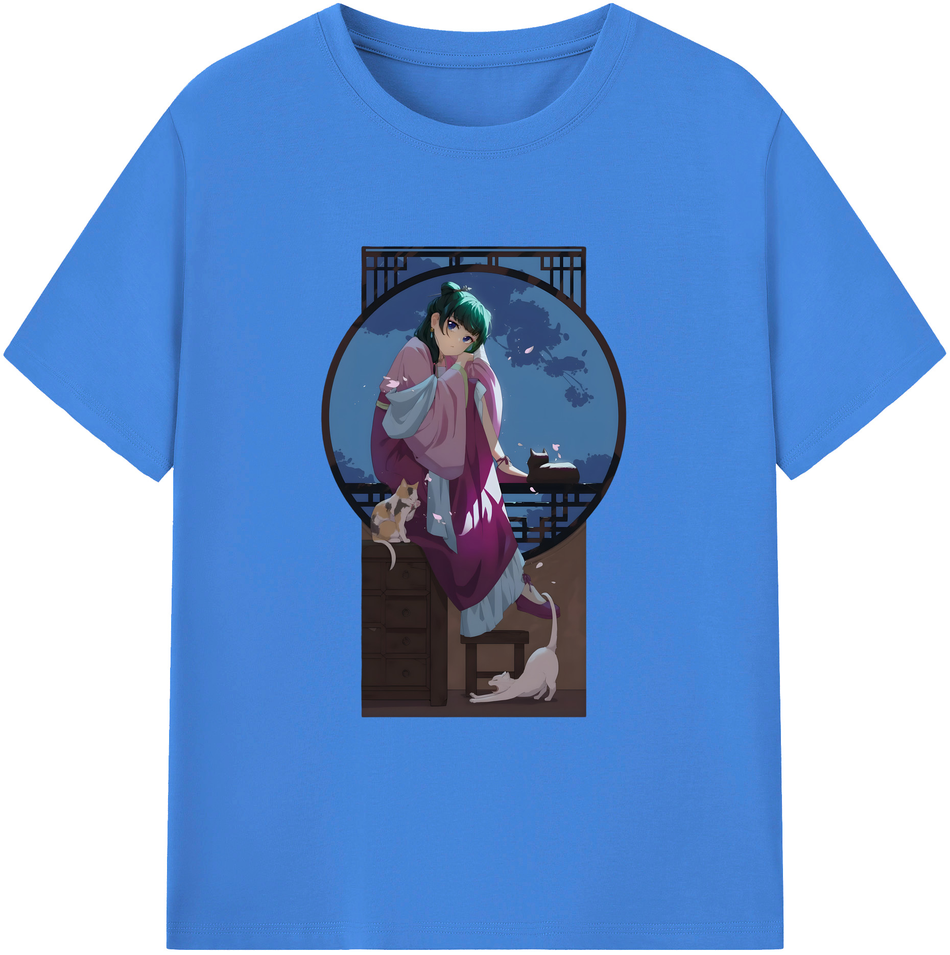 （画像用） 薬屋のひとりごと The Apothecary Diaries 綿100％ メンズ半袖Tシャツ｜肌触りやわらか＆通気性