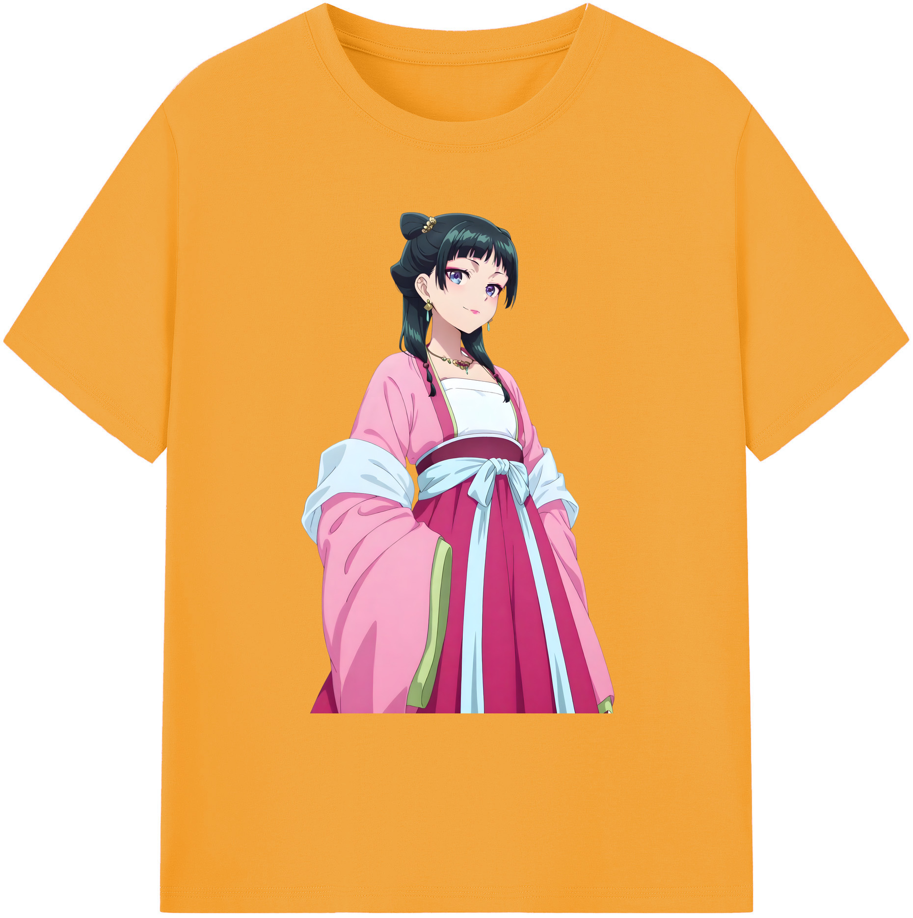 （画像用） 薬屋のひとりごと The Apothecary Diaries 綿100％ メンズ半袖Tシャツ｜肌触りやわらか＆通気性