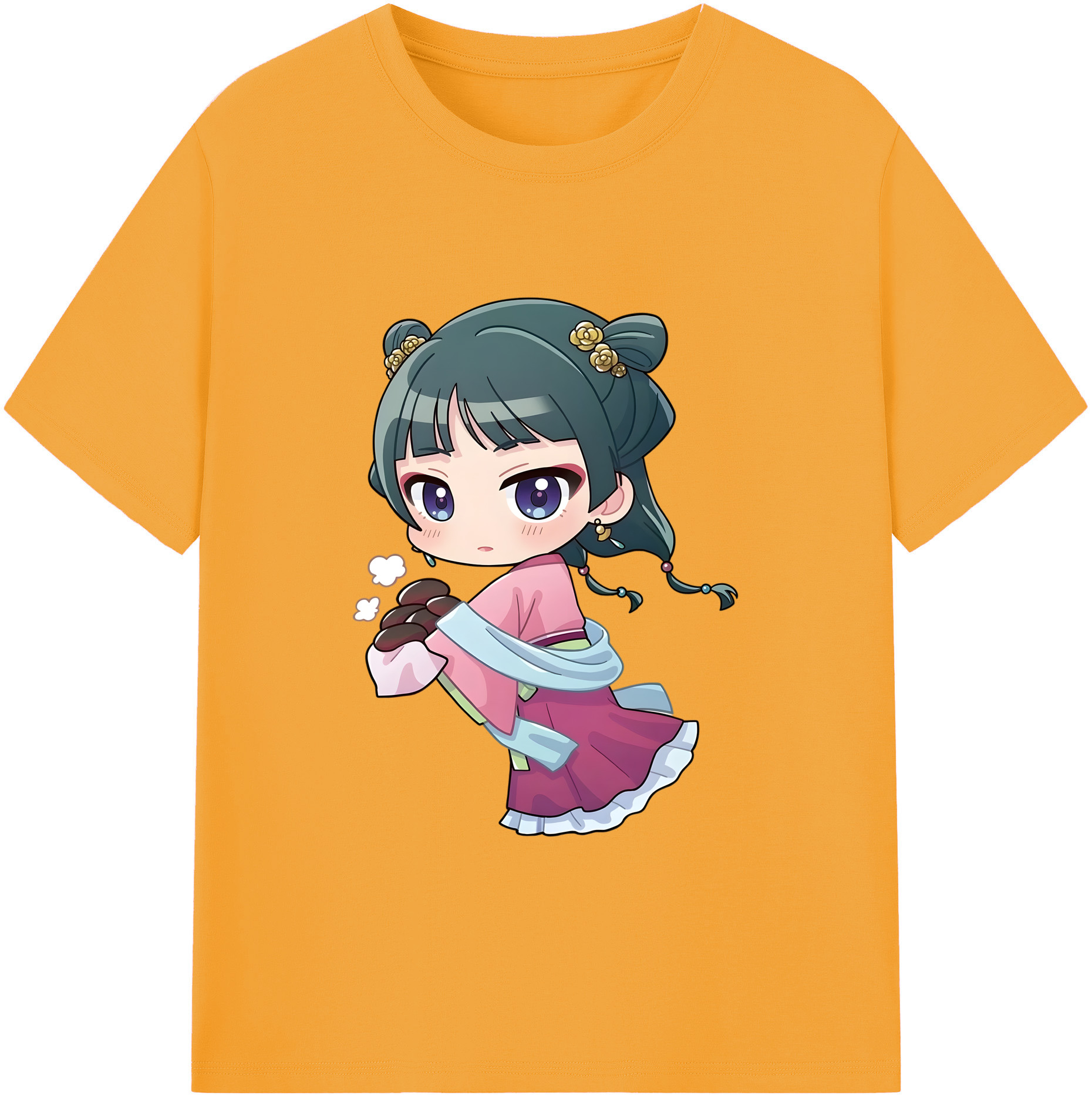 （画像用） 薬屋のひとりごと The Apothecary Diaries 綿100％ メンズ半袖Tシャツ｜肌触りやわらか＆通気性