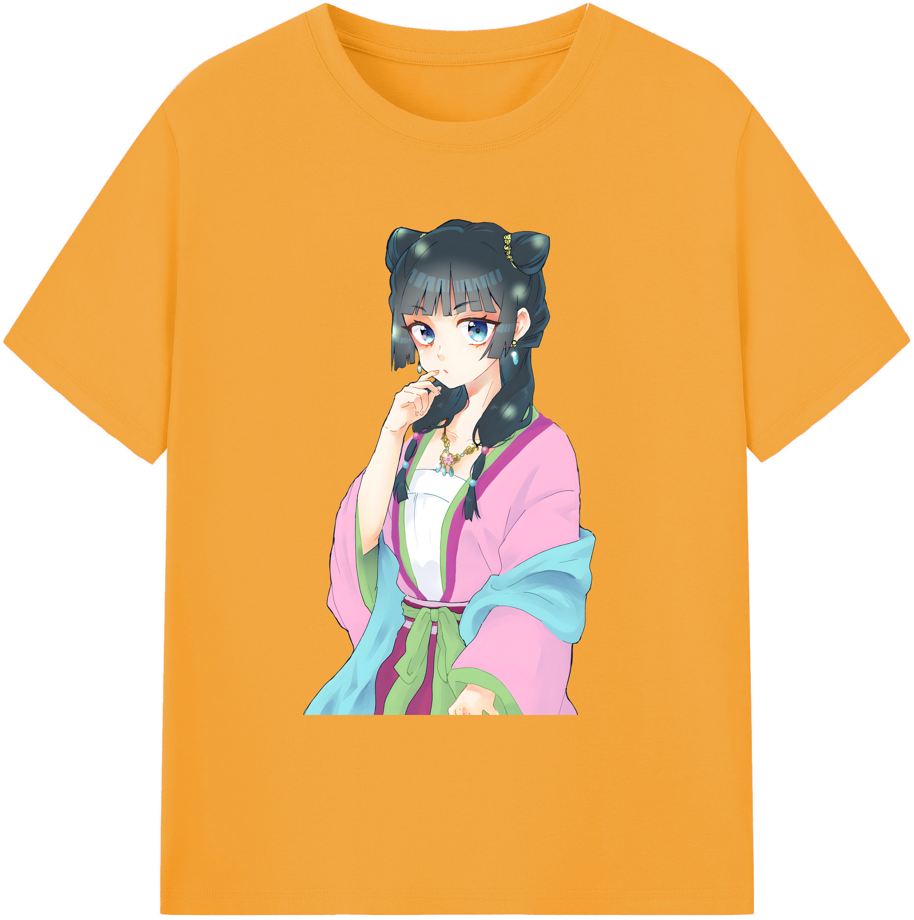 （画像用） 薬屋のひとりごと The Apothecary Diaries 綿100％ メンズ半袖Tシャツ｜肌触りやわらか＆通気性