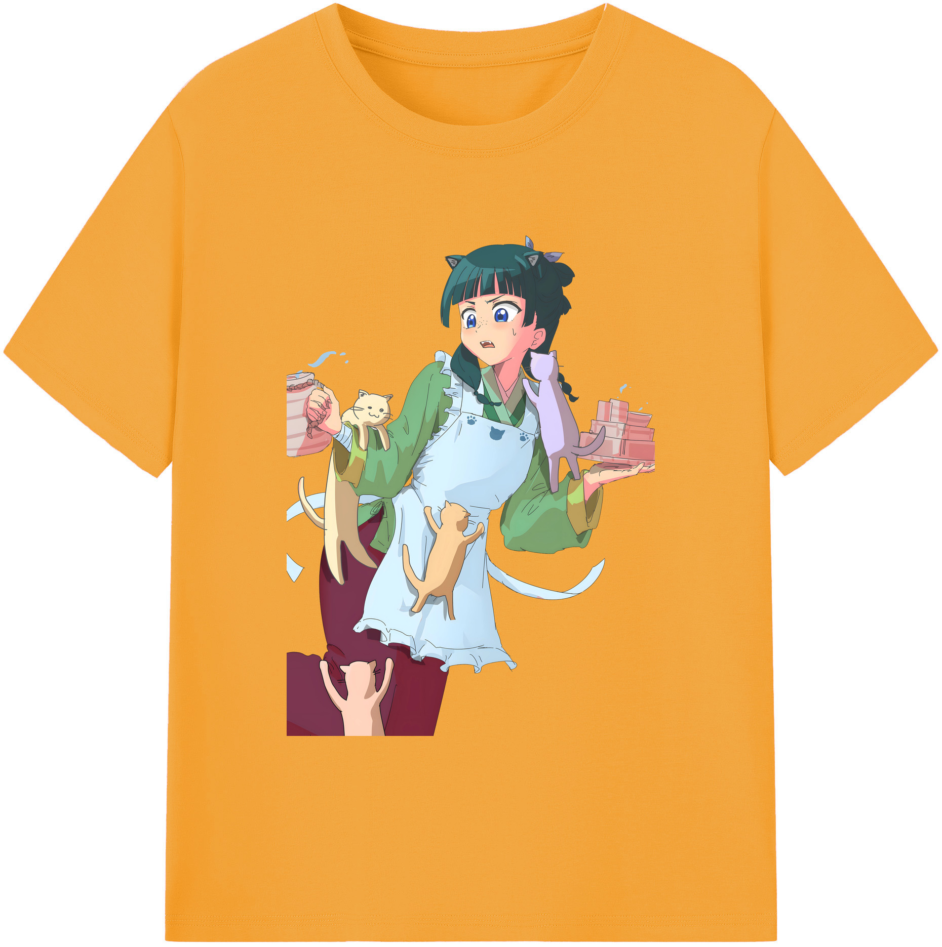 （画像用） 薬屋のひとりごと The Apothecary Diaries 綿100％ メンズ半袖Tシャツ｜肌触りやわらか＆通気性