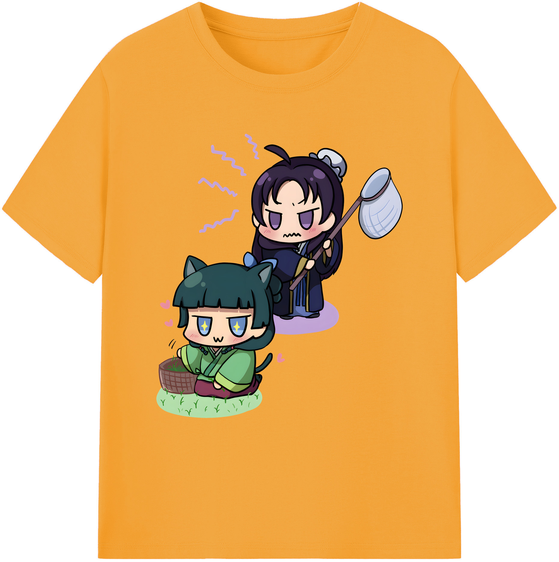 （画像用） 薬屋のひとりごと The Apothecary Diaries 綿100％ メンズ半袖Tシャツ｜肌触りやわらか＆通気性