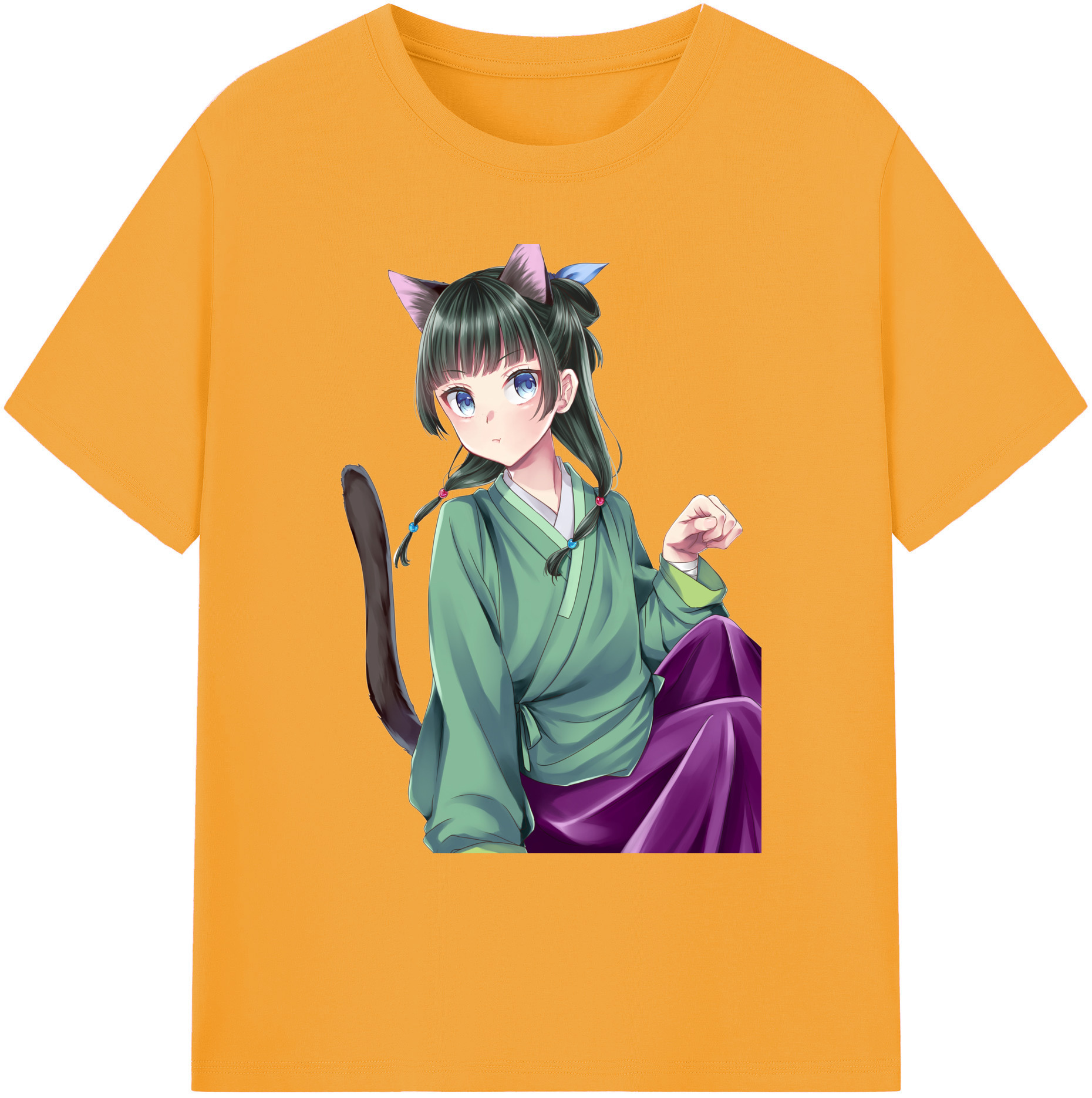 （画像用） 薬屋のひとりごと The Apothecary Diaries 綿100％ メンズ半袖Tシャツ｜肌触りやわらか＆通気性