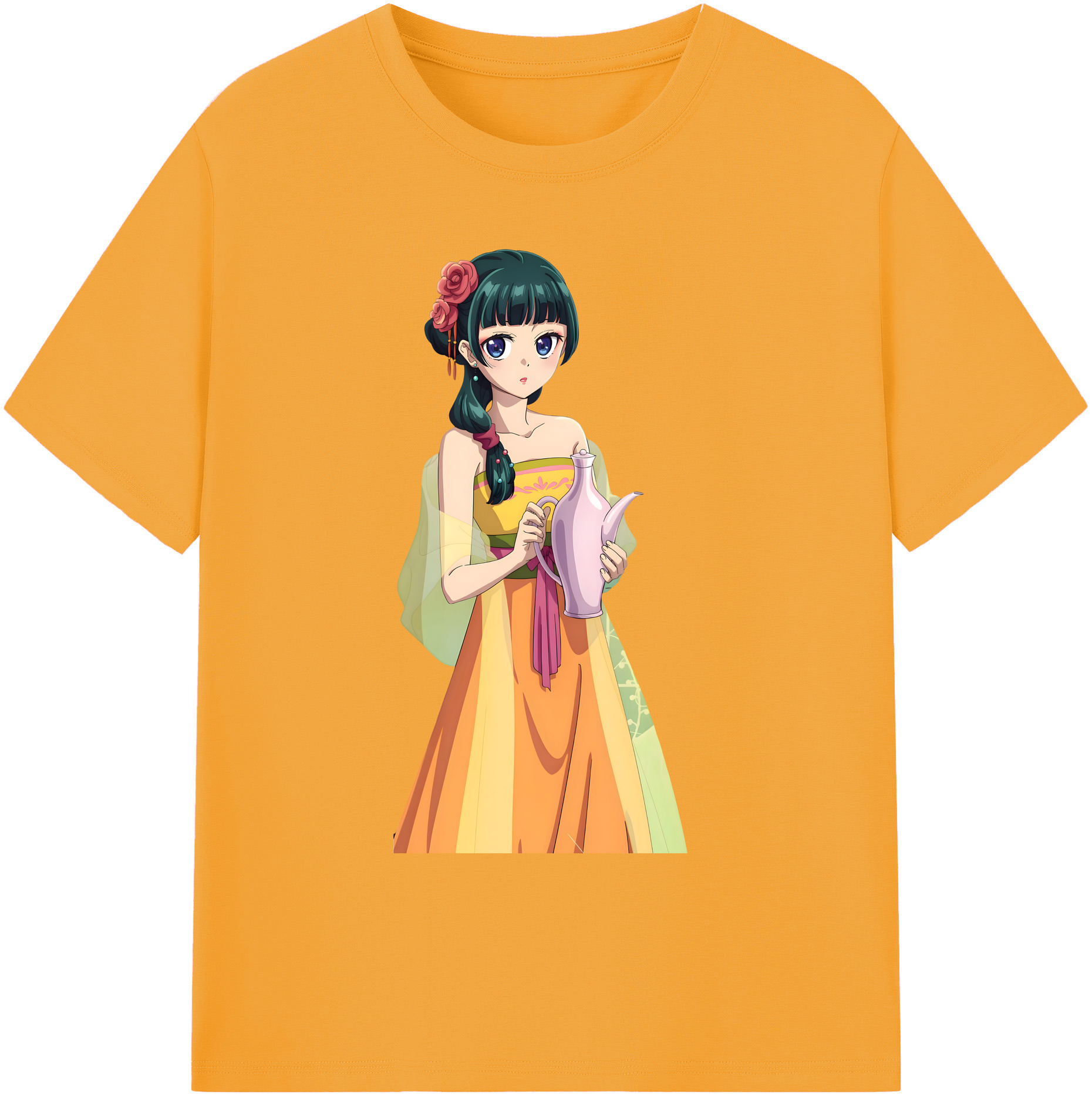 （画像用） 薬屋のひとりごと The Apothecary Diaries 綿100％ メンズ半袖Tシャツ｜肌触りやわらか＆通気性