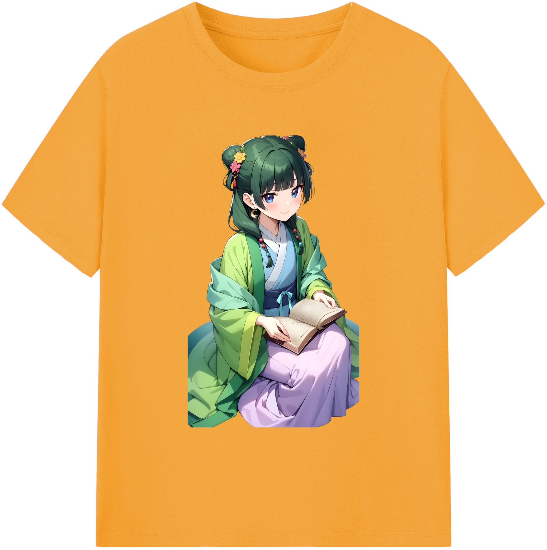 （画像用） 薬屋のひとりごと The Apothecary Diaries 綿100％ メンズ半袖Tシャツ｜肌触りやわらか＆通気性