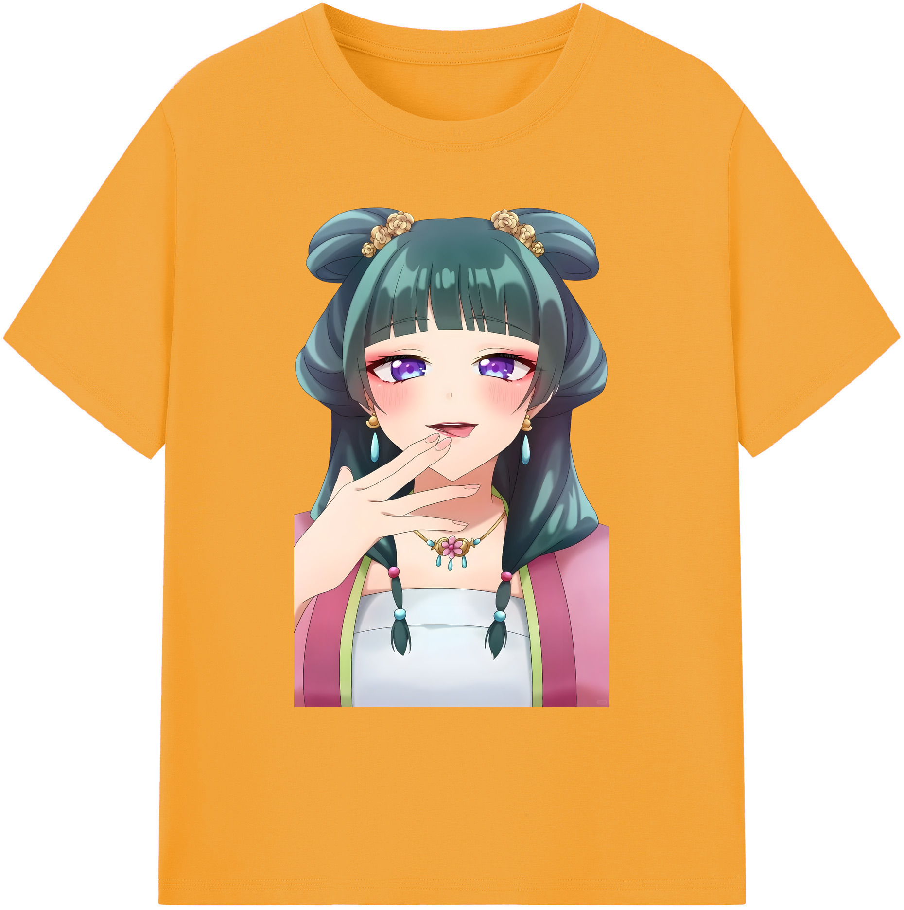 （画像用） 薬屋のひとりごと The Apothecary Diaries 綿100％ メンズ半袖Tシャツ｜肌触りやわらか＆通気性