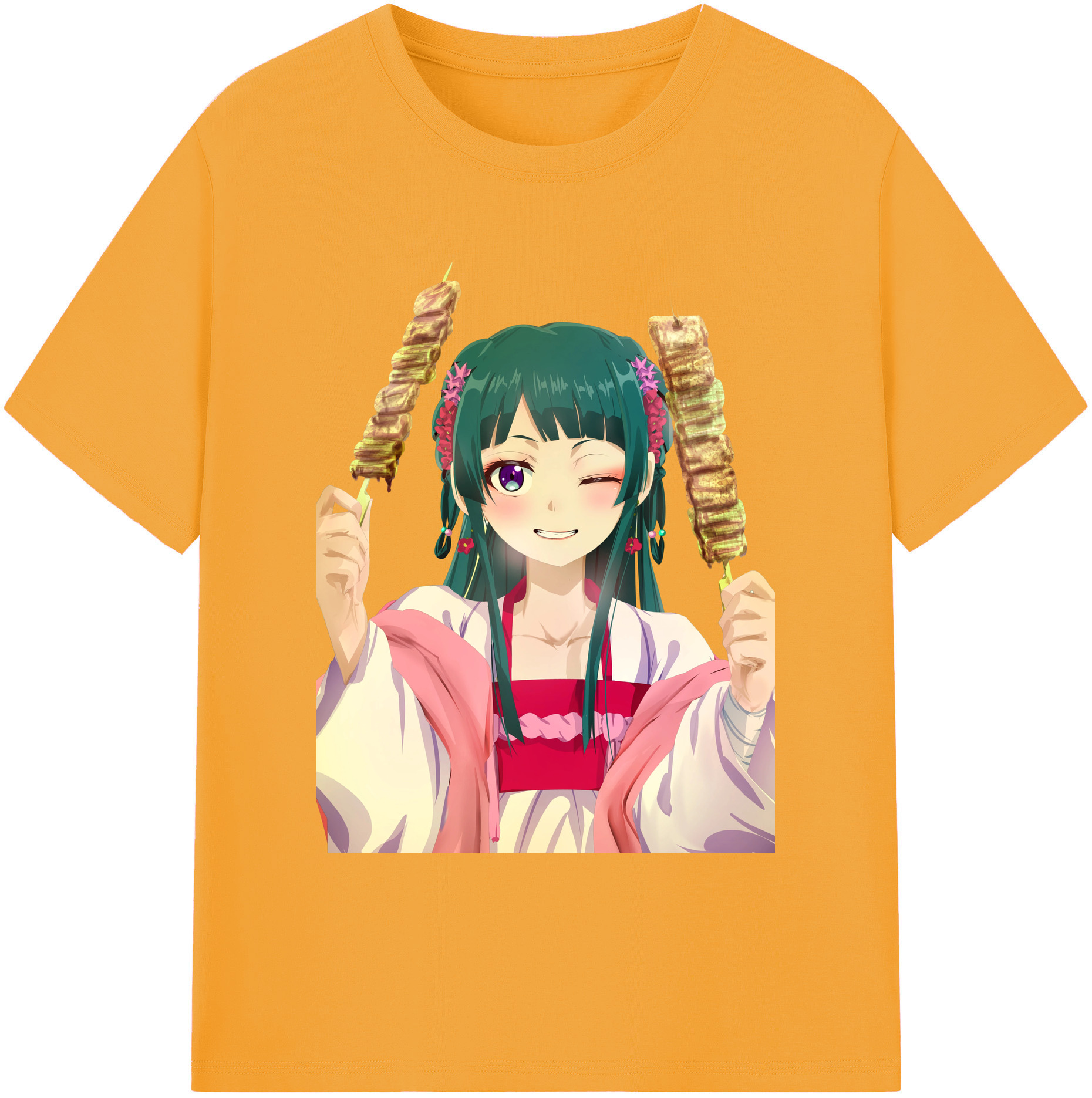 （画像用） 薬屋のひとりごと The Apothecary Diaries 綿100％ メンズ半袖Tシャツ｜肌触りやわらか＆通気性