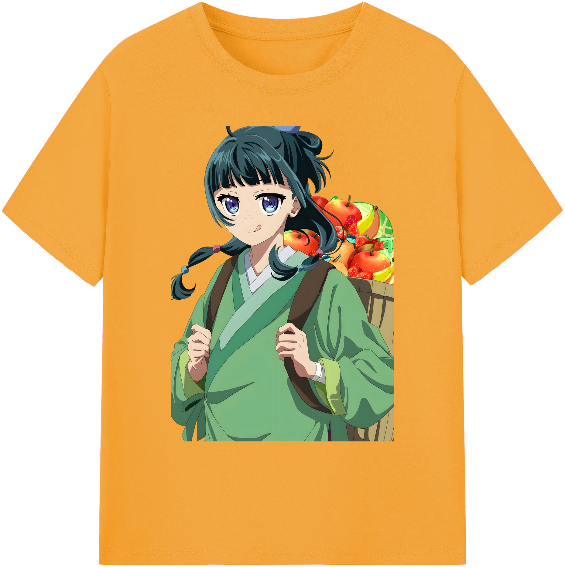 （画像用） 薬屋のひとりごと The Apothecary Diaries 綿100％ メンズ半袖Tシャツ｜肌触りやわらか＆通気性