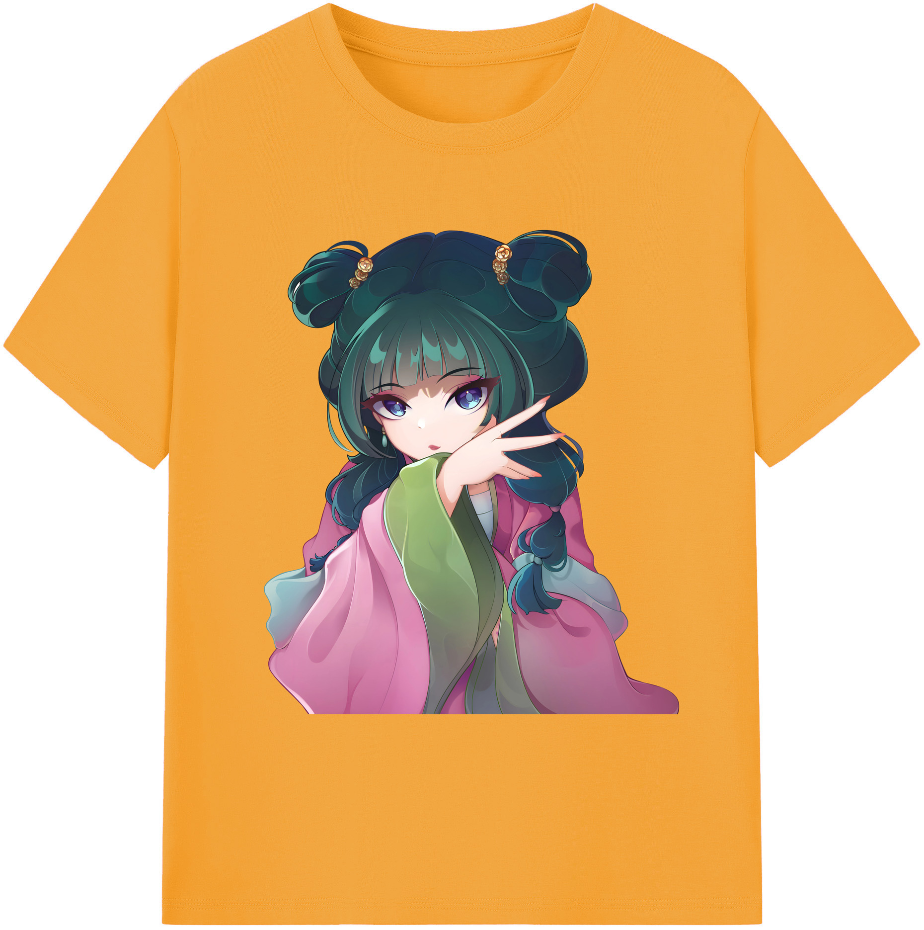 （画像用） 薬屋のひとりごと The Apothecary Diaries 綿100％ メンズ半袖Tシャツ｜肌触りやわらか＆通気性