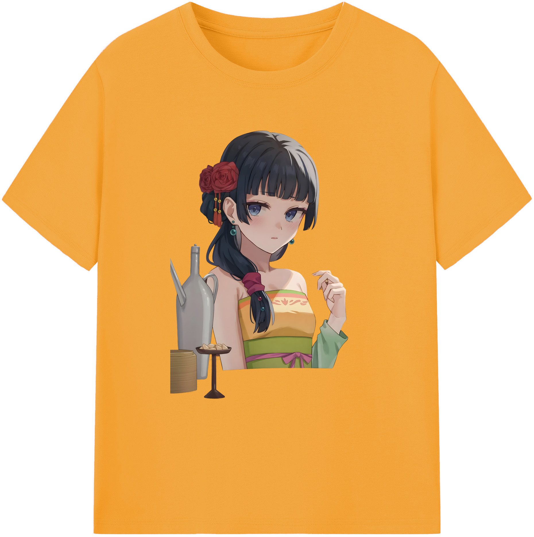 （画像用） 薬屋のひとりごと The Apothecary Diaries 綿100％ メンズ半袖Tシャツ｜肌触りやわらか＆通気性