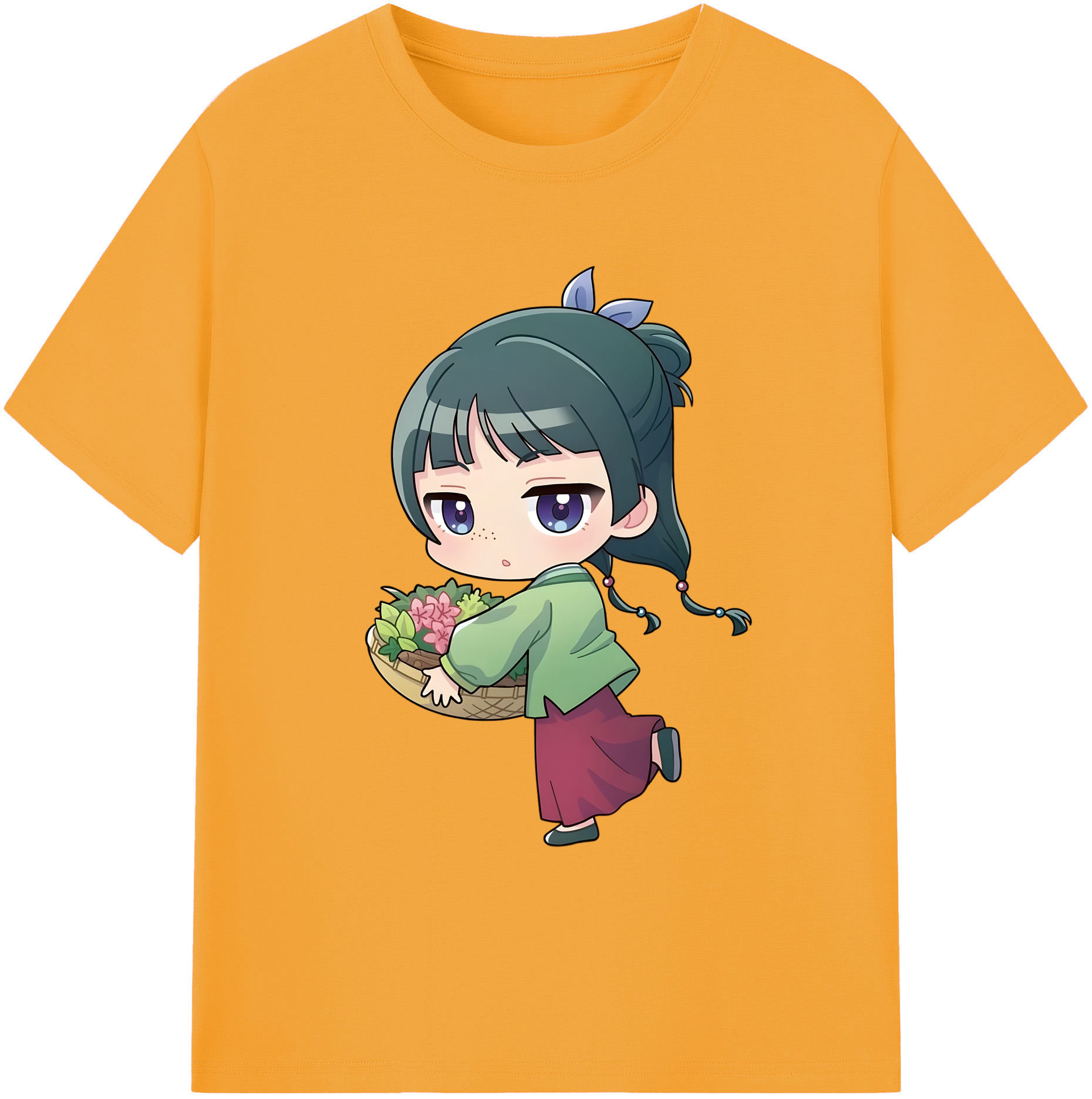 （画像用） 薬屋のひとりごと The Apothecary Diaries 綿100％ メンズ半袖Tシャツ｜肌触りやわらか＆通気性